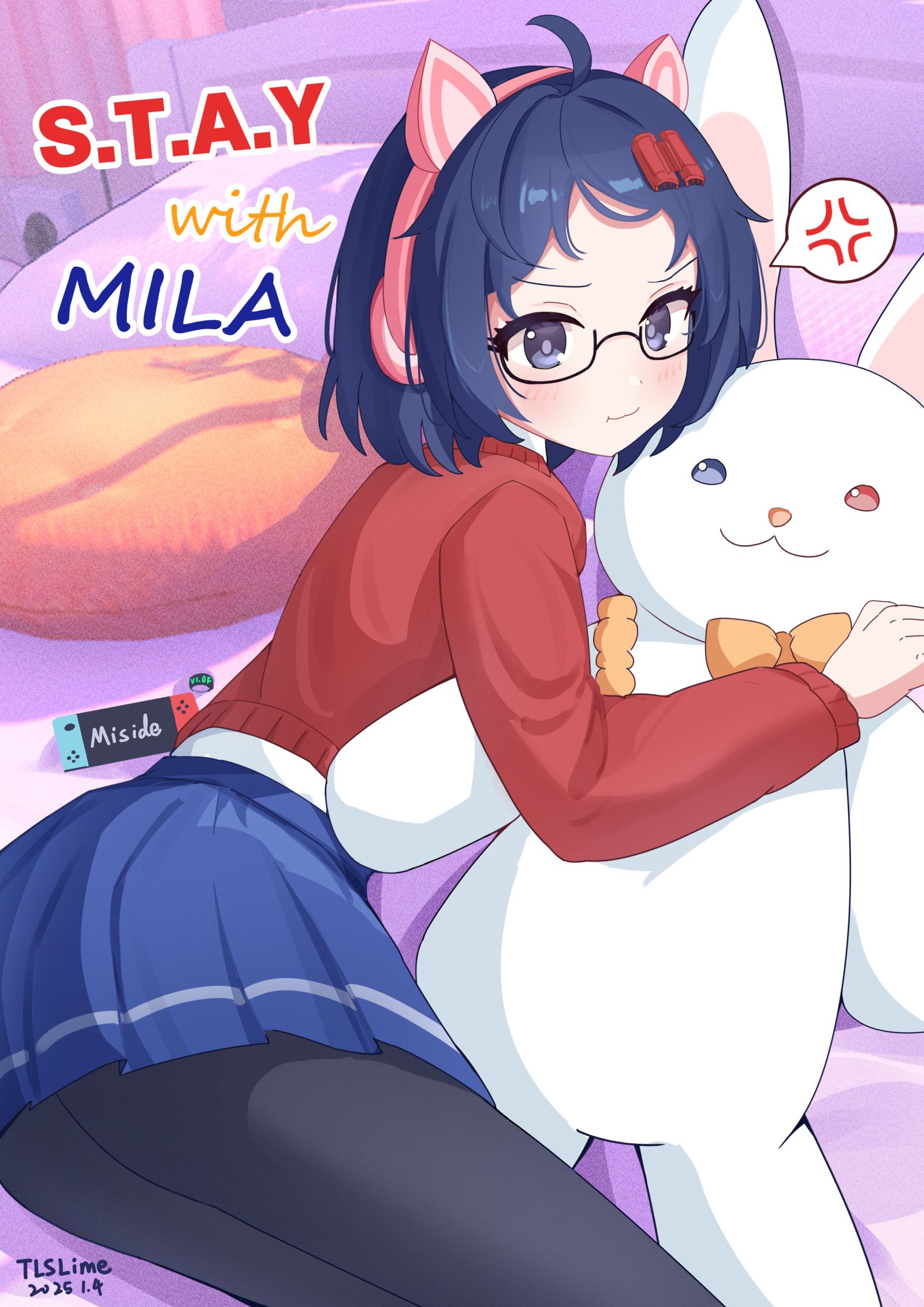 STAY with Mila插画图片壁纸