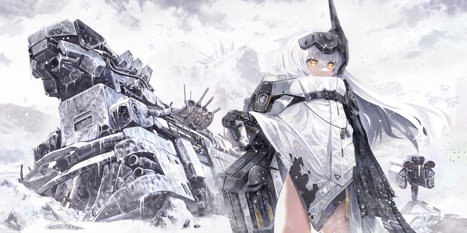 Snow white (NIKKE)插画图片壁纸