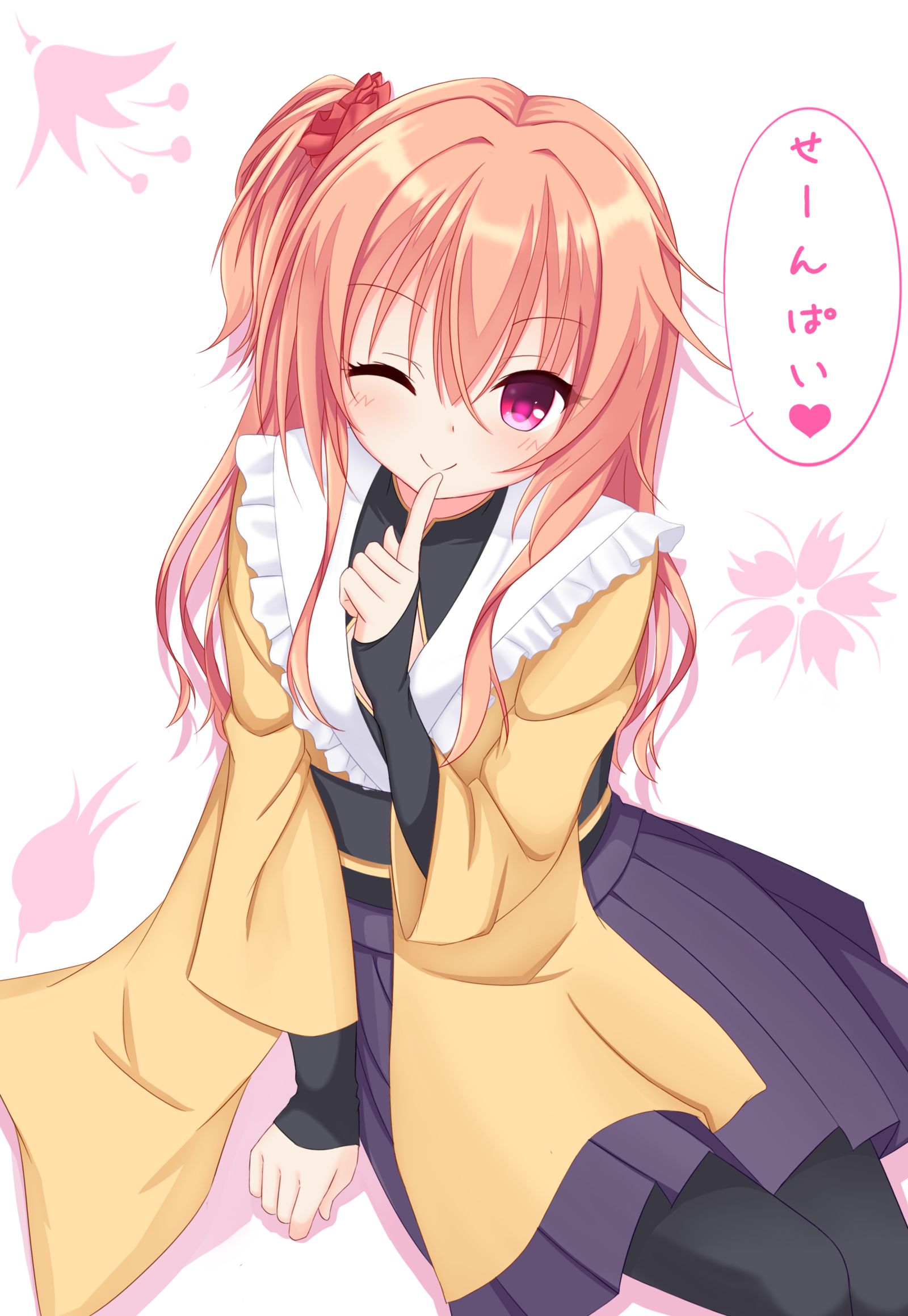 围绕着和服插画图片壁纸