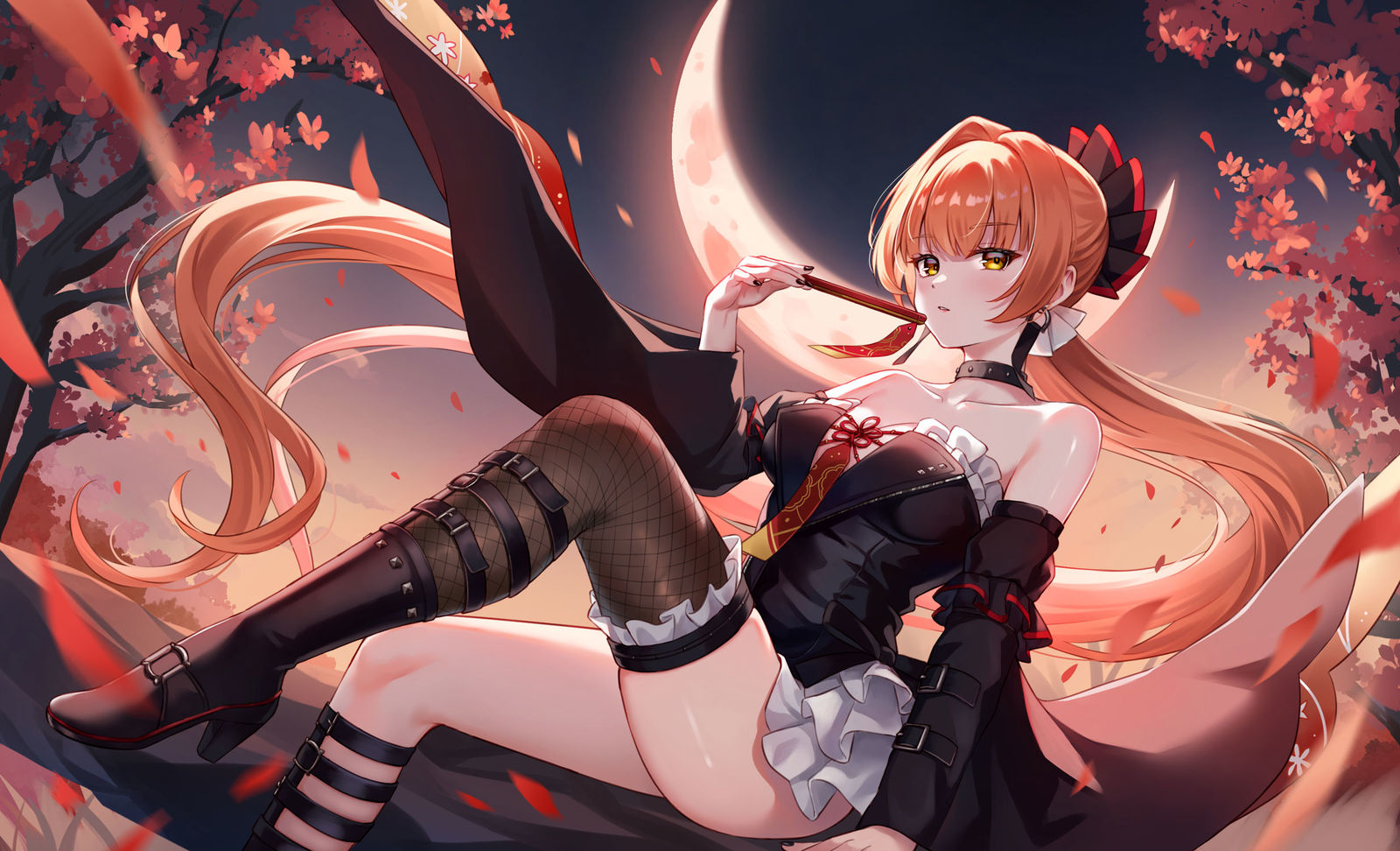 Lone Crescent Bellona插画图片壁纸