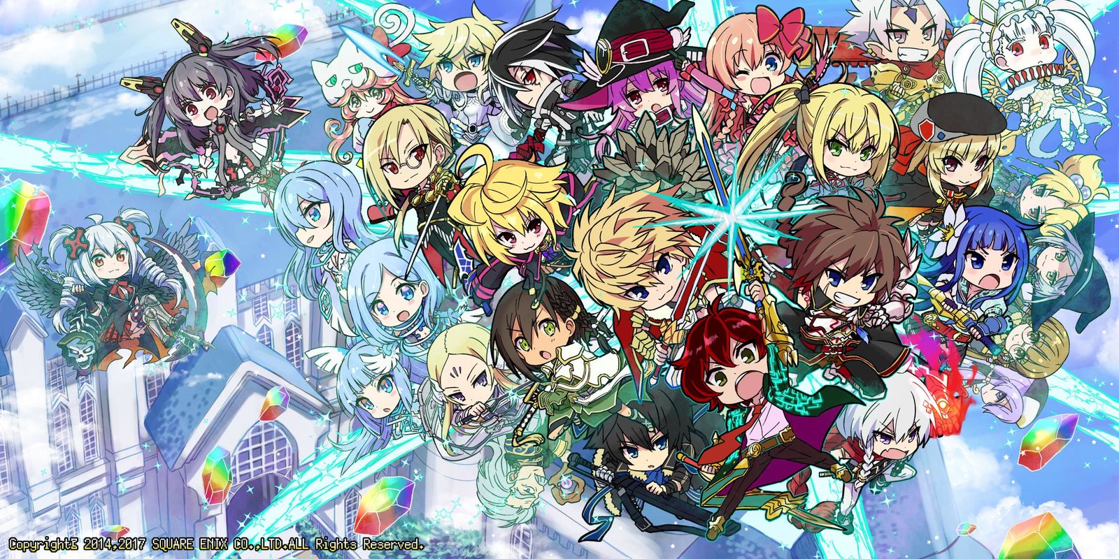 五周年纪念画-百万亚瑟王乖离性百万亚瑟王