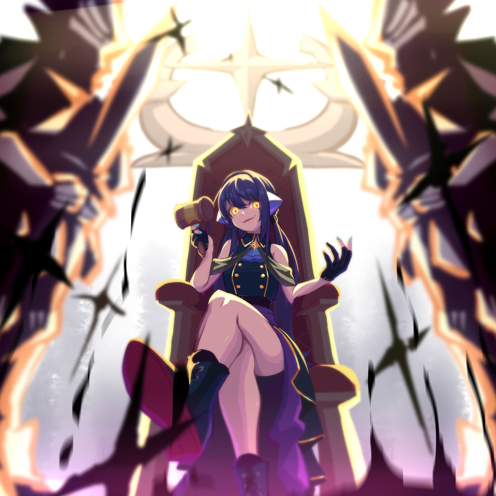 Deus Judicium曲繪-荷伯法官插画图片壁纸