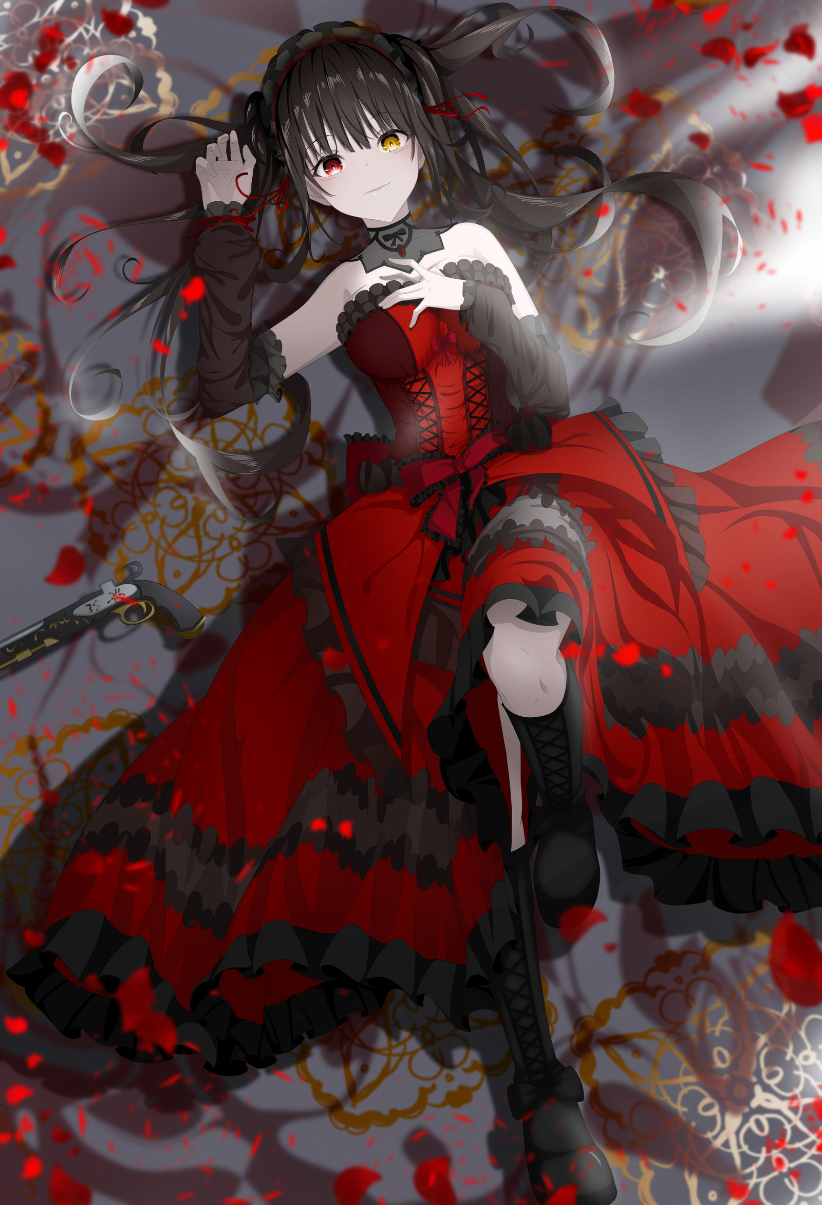 时崎狂三插画图片壁纸