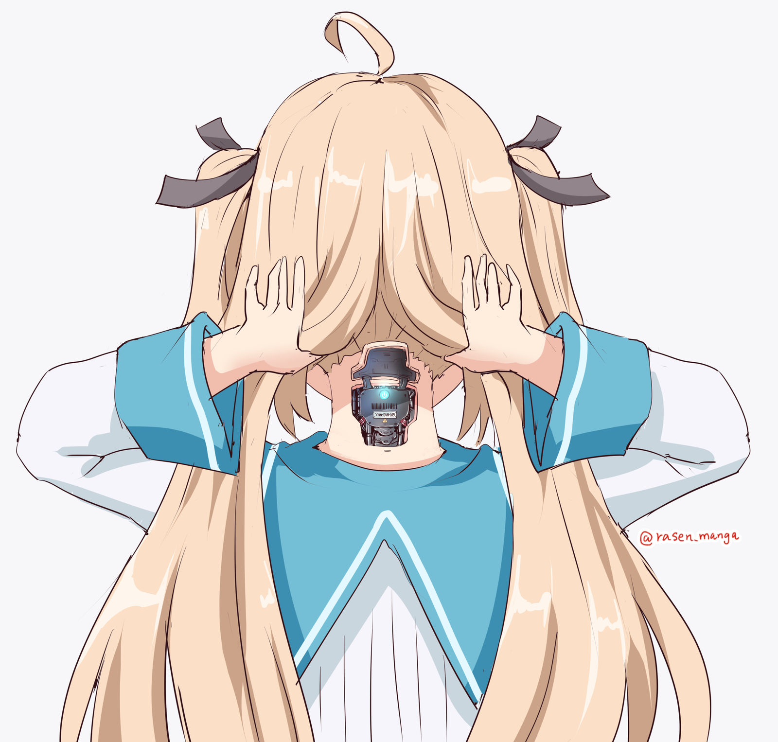 给我看脖子的属性插画图片壁纸