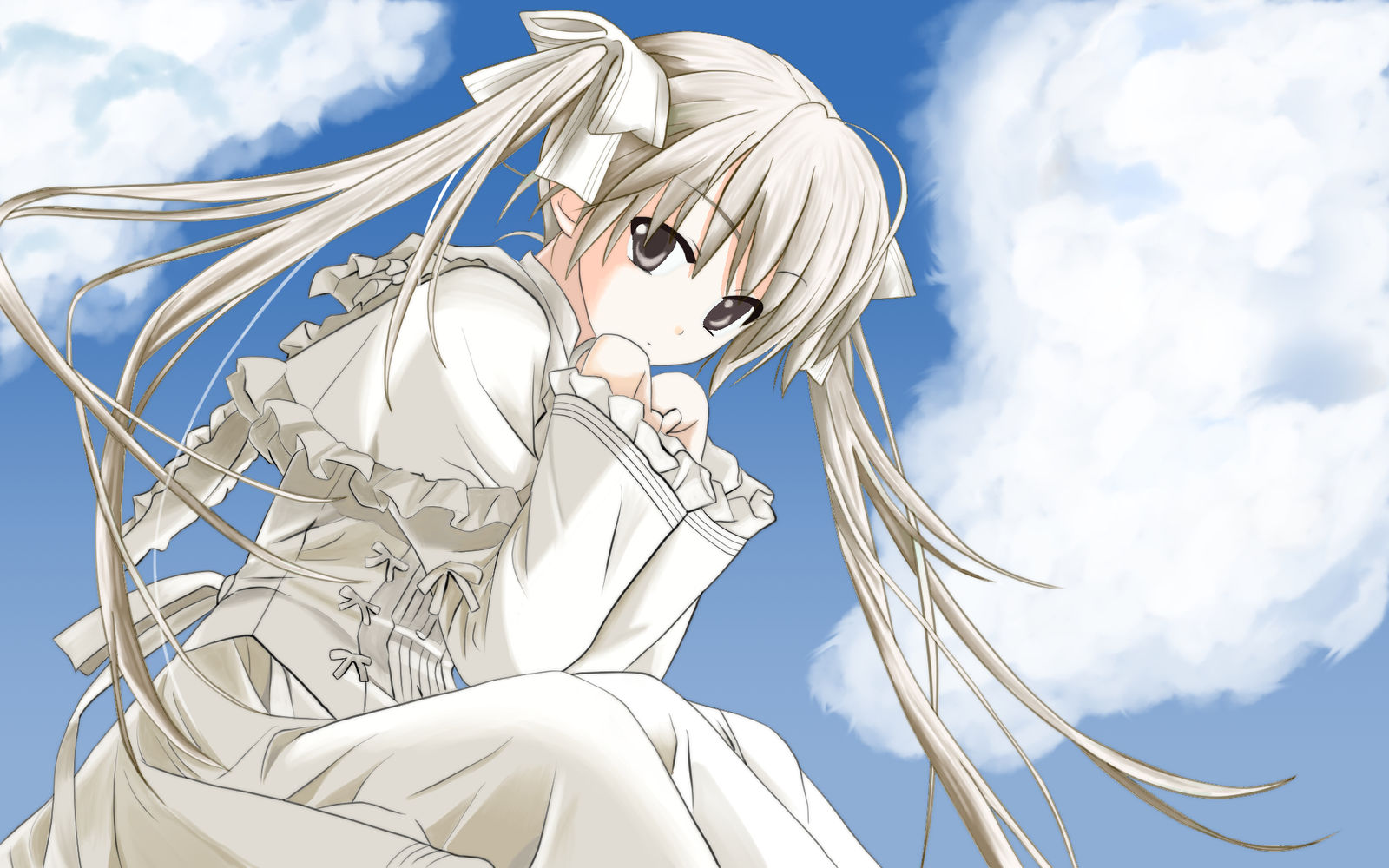 春日野穹的天空插画图片壁纸