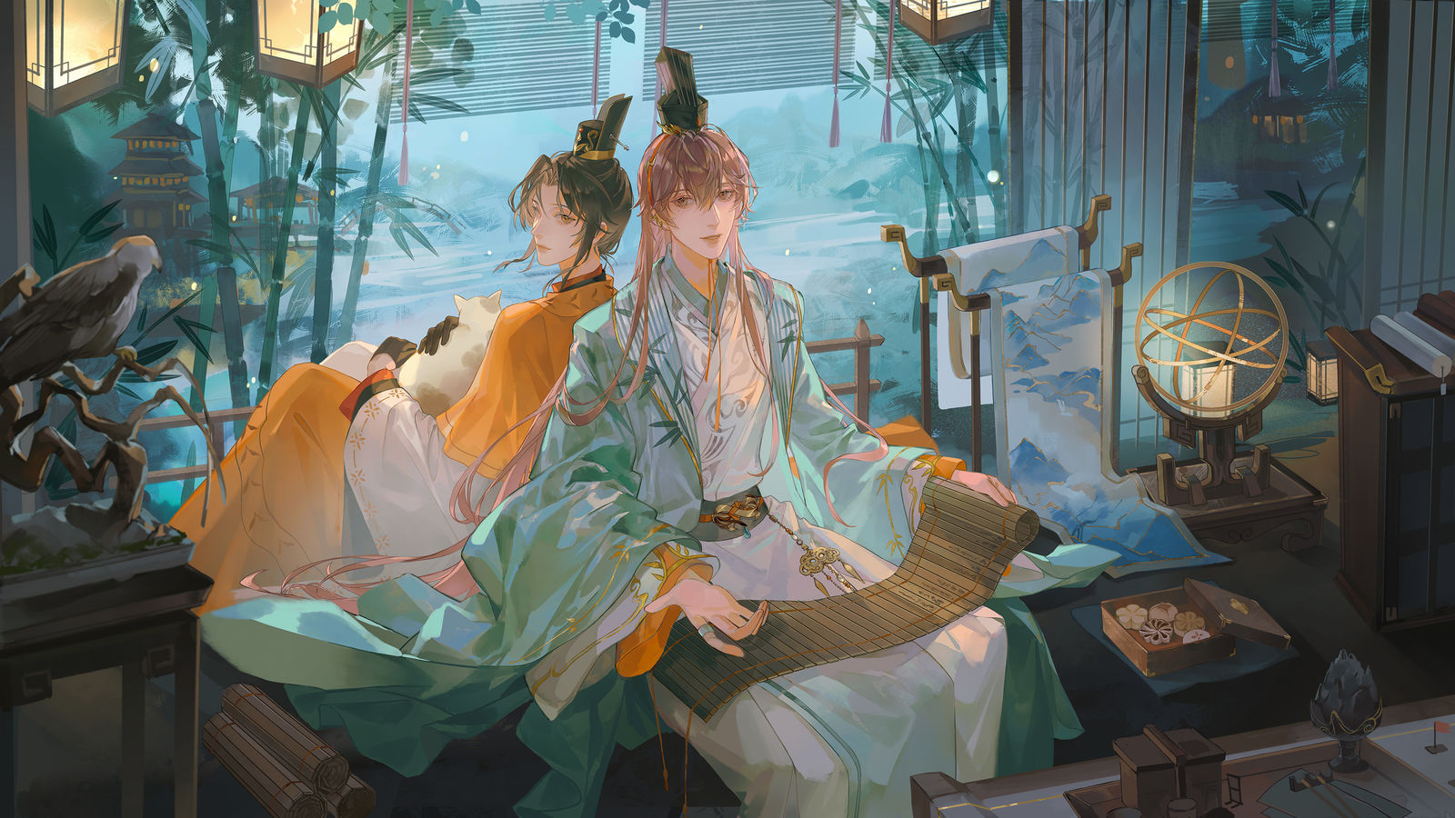 静谧的插画图片壁纸