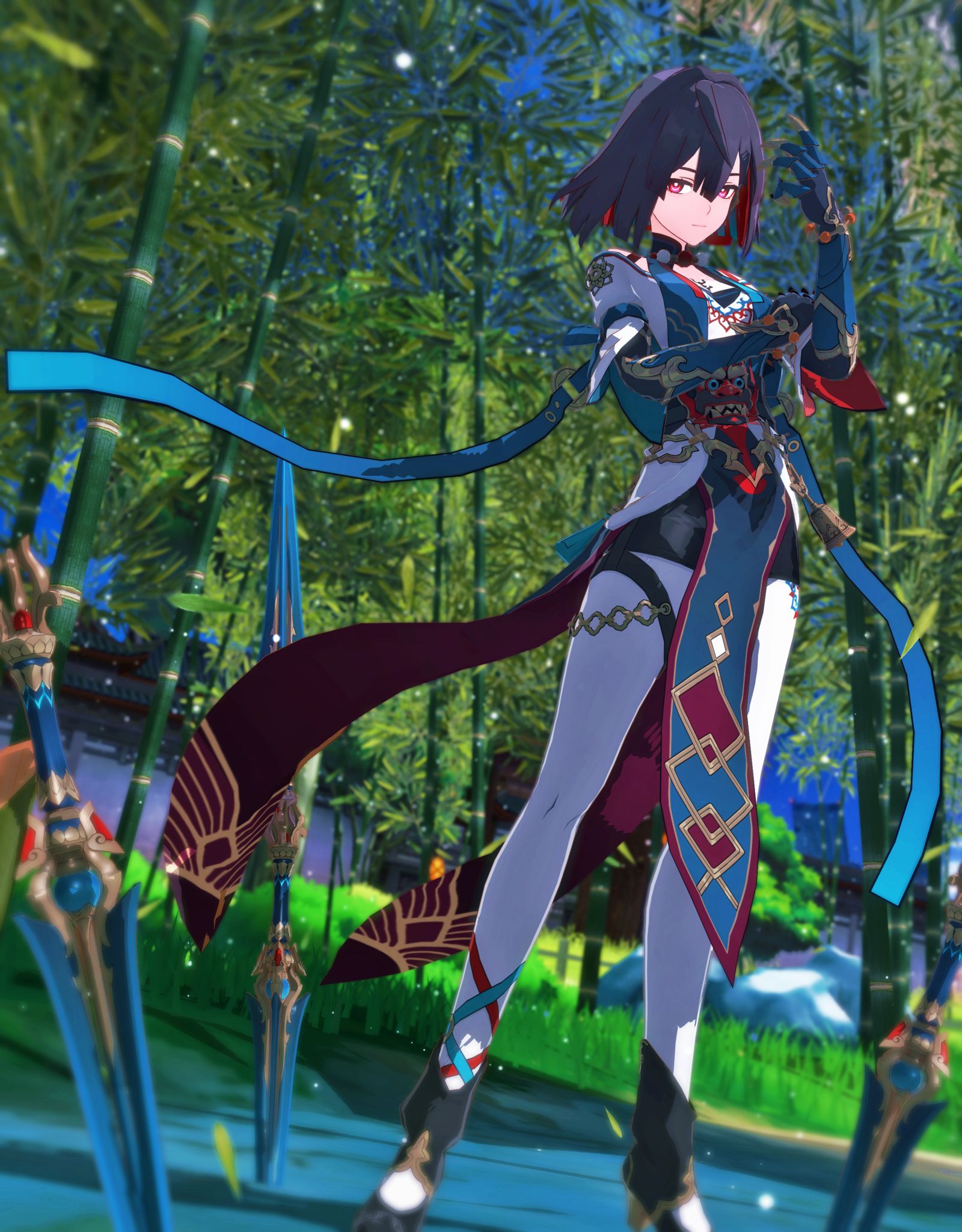 【崩坏星雷尔MMD】雪衣小姐头像同人高清图