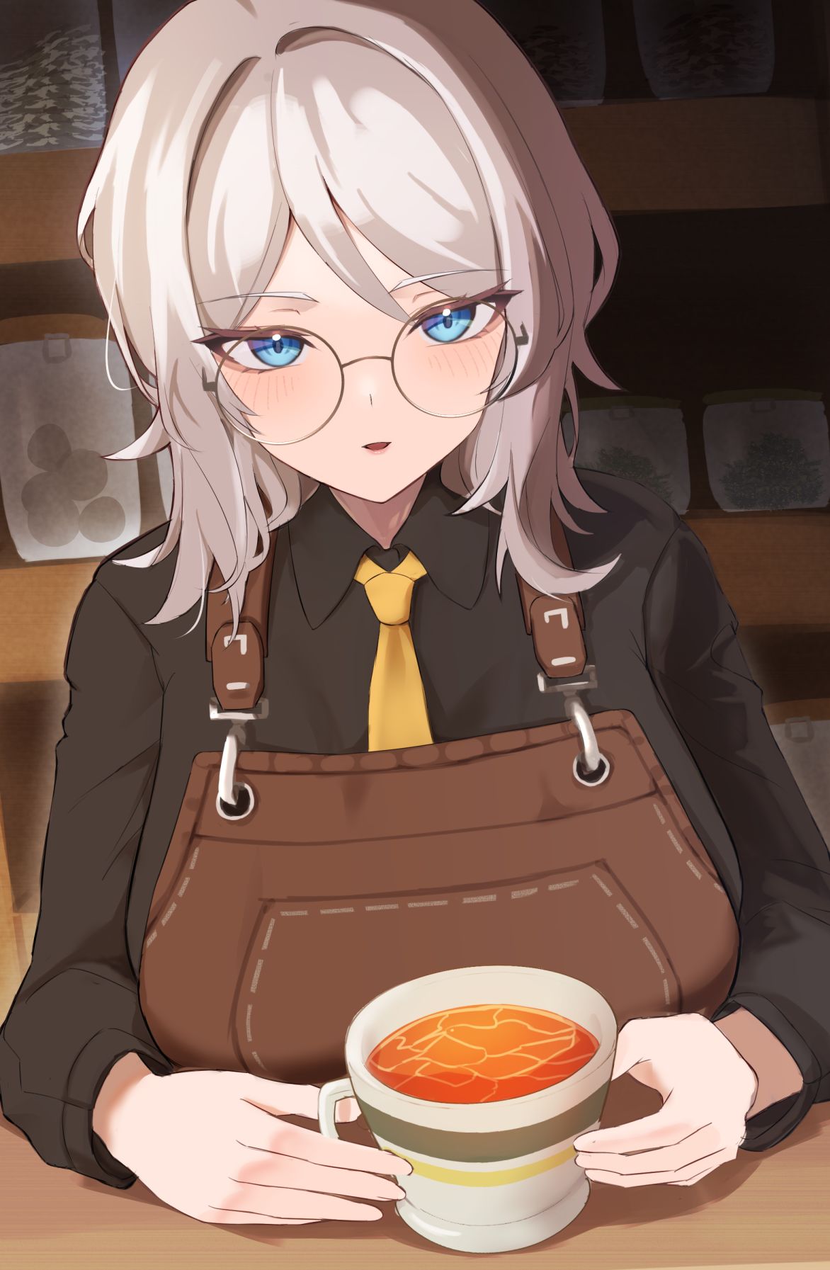 七协会浮士德先生插画图片壁纸