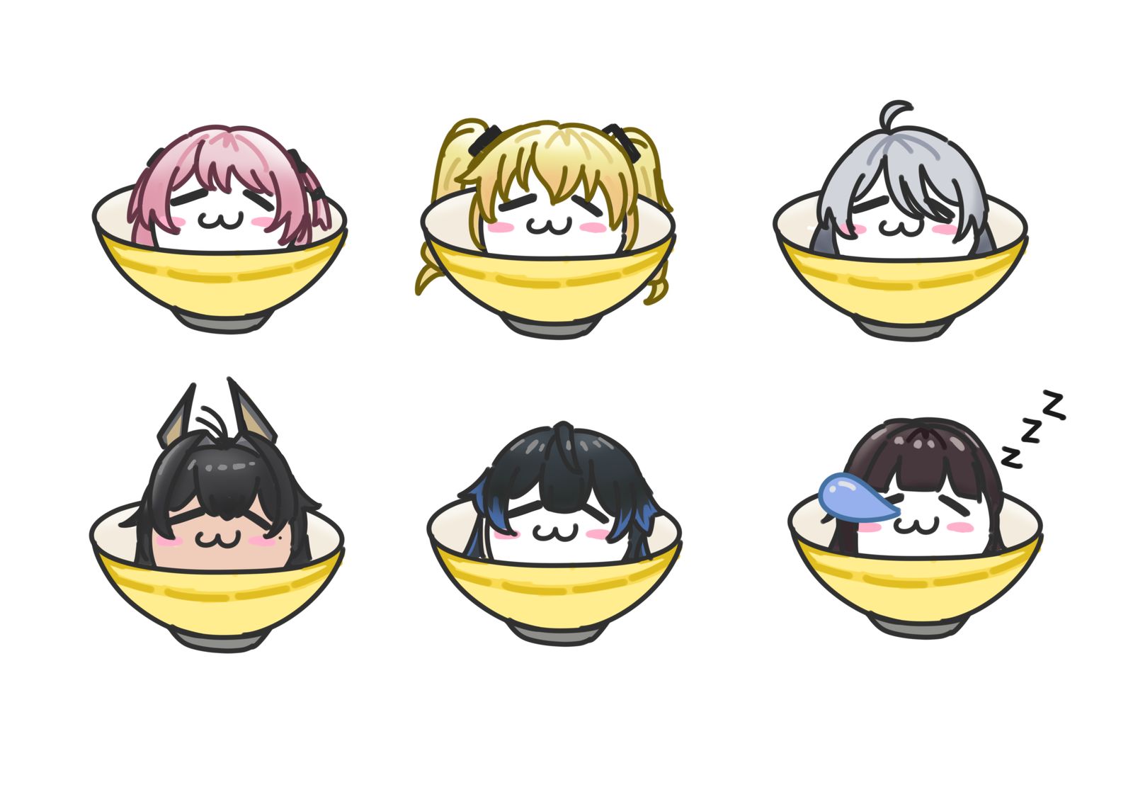 [汤圆]插画图片壁纸