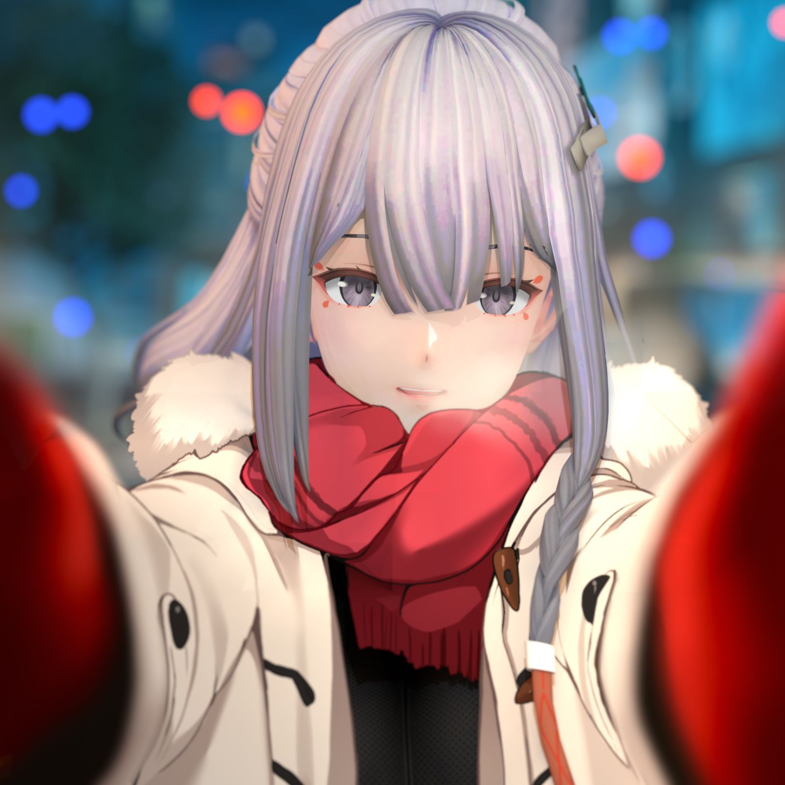 圣诞节约会？插画图片壁纸