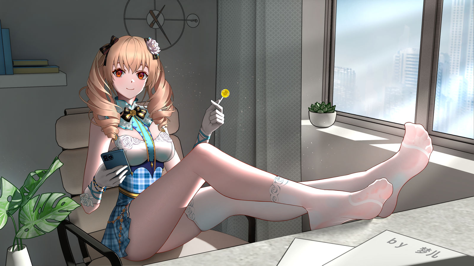 芬妮插画图片壁纸