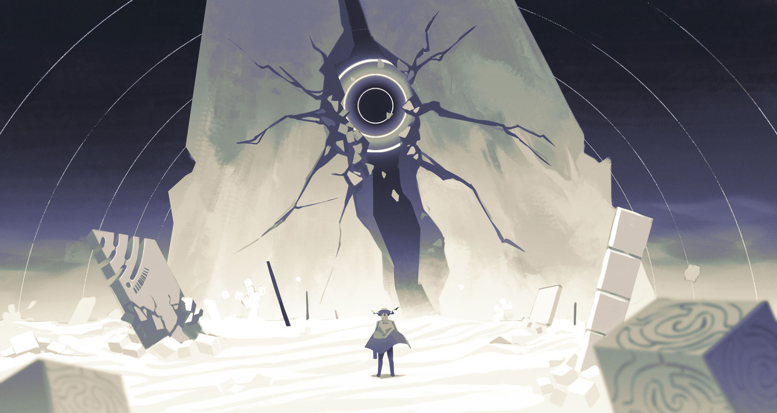 空洞插画图片壁纸