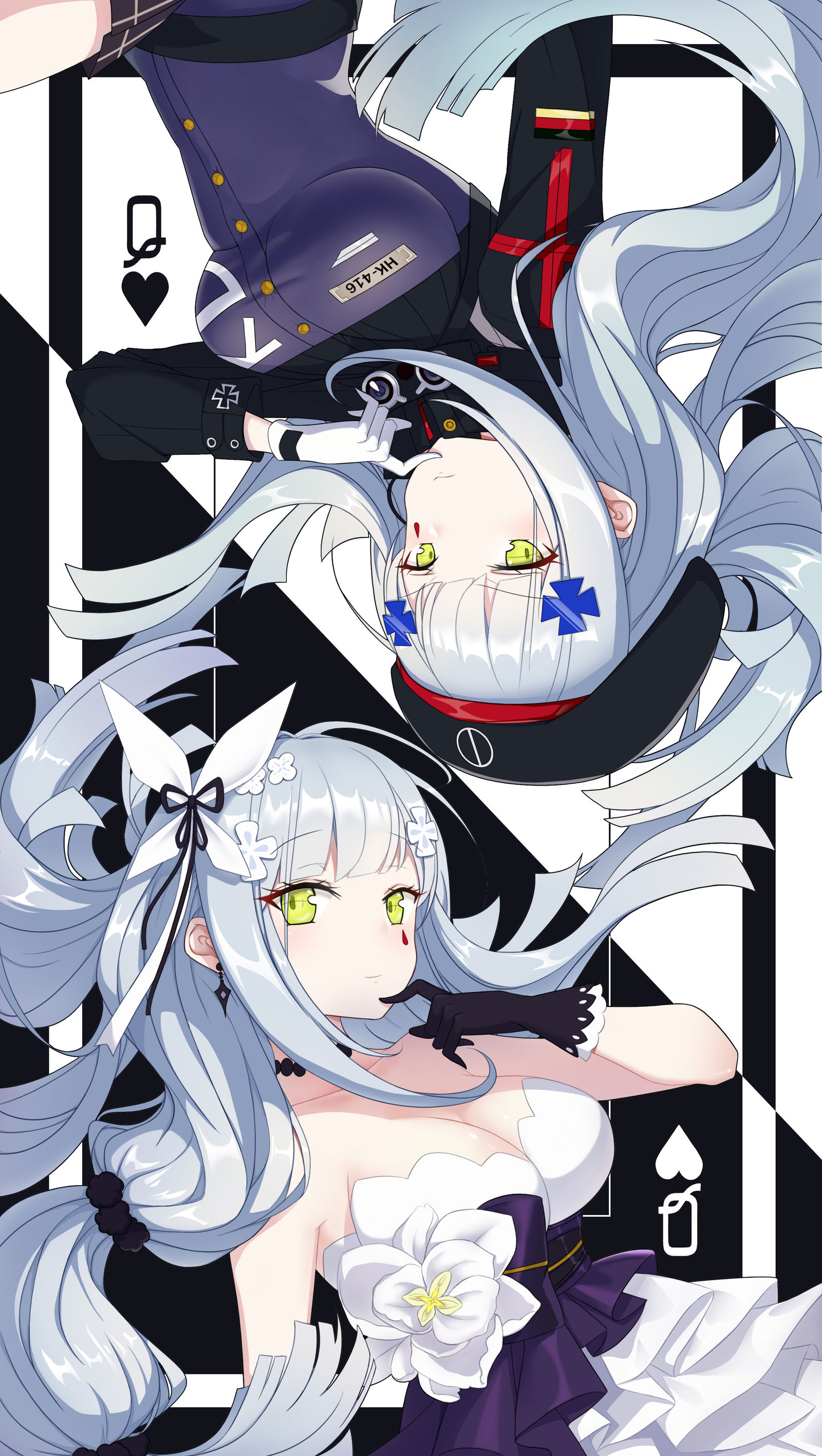 HK416赛高!!插画图片壁纸
