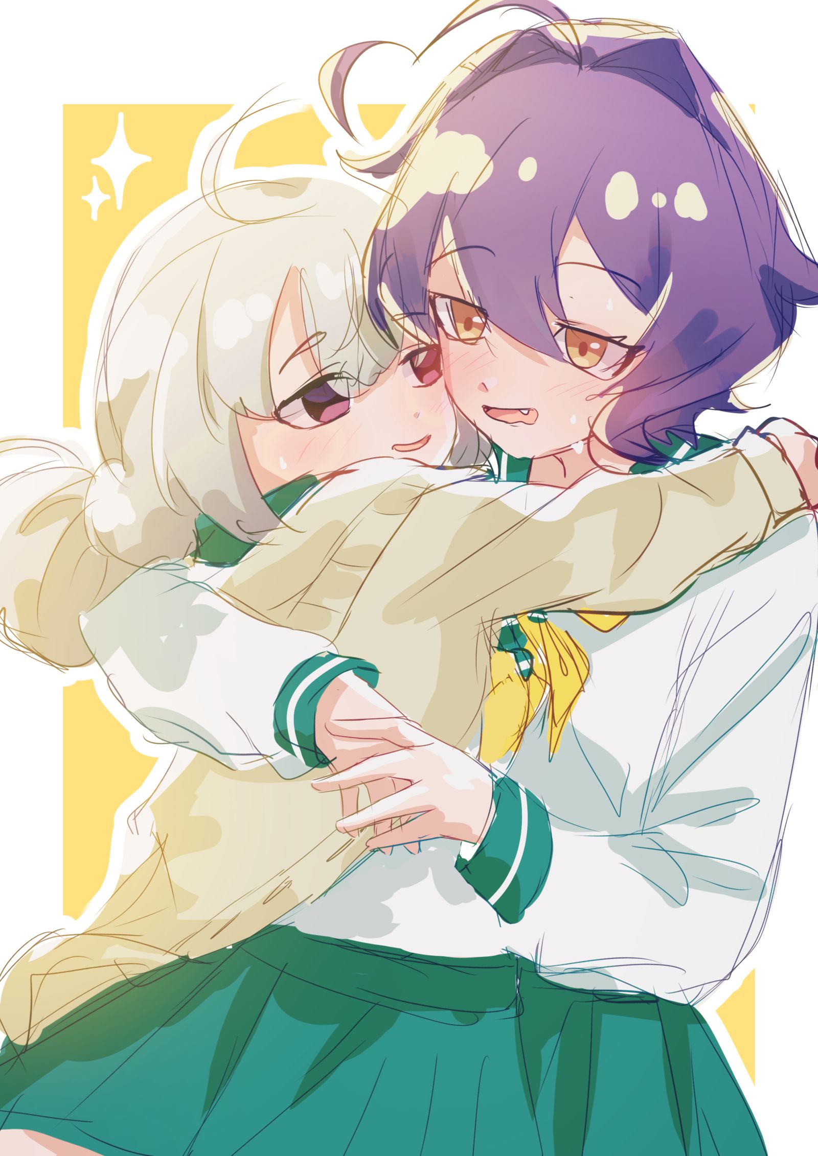 Utena & Kiwi插画图片壁纸