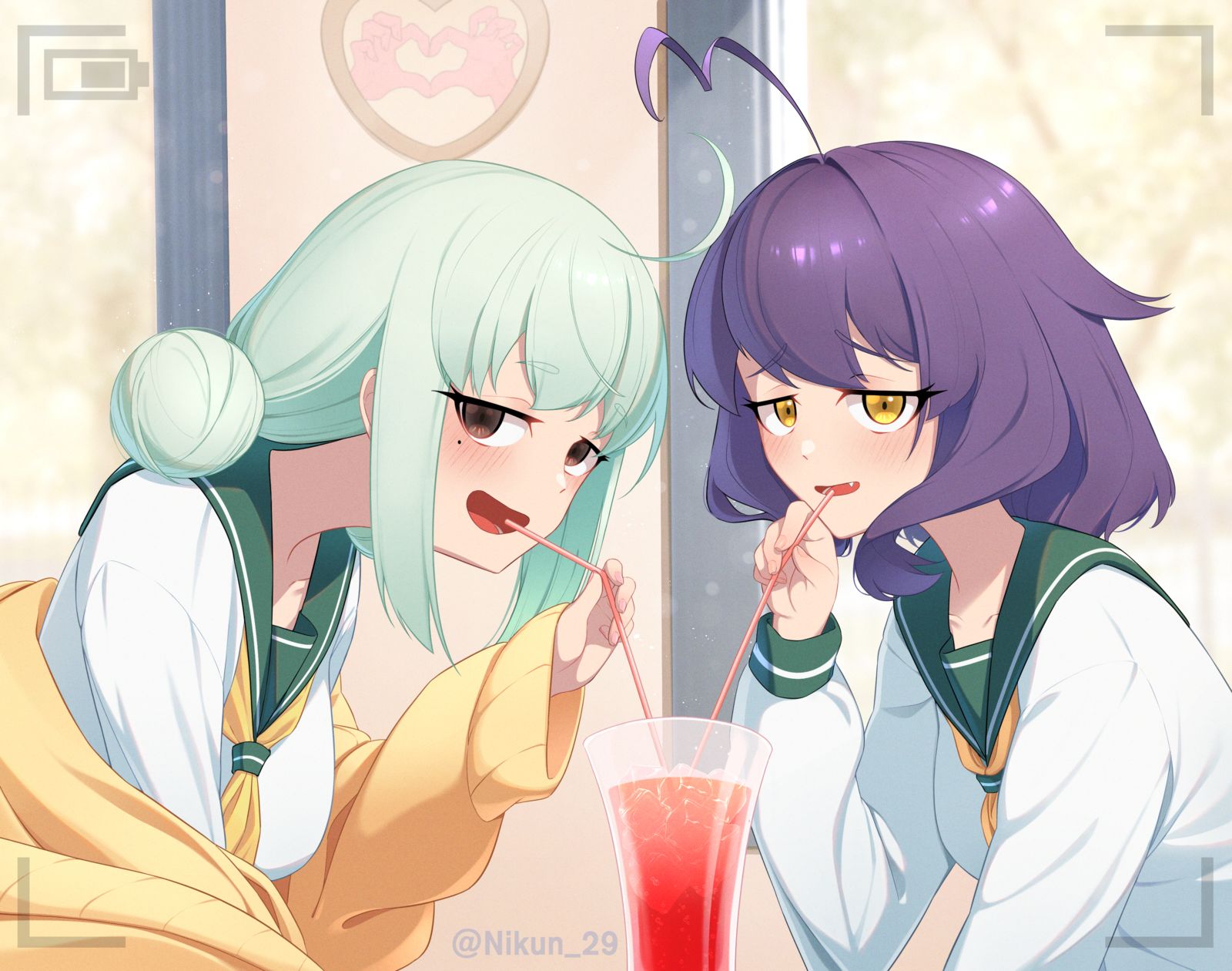 基维&天啊插画图片壁纸