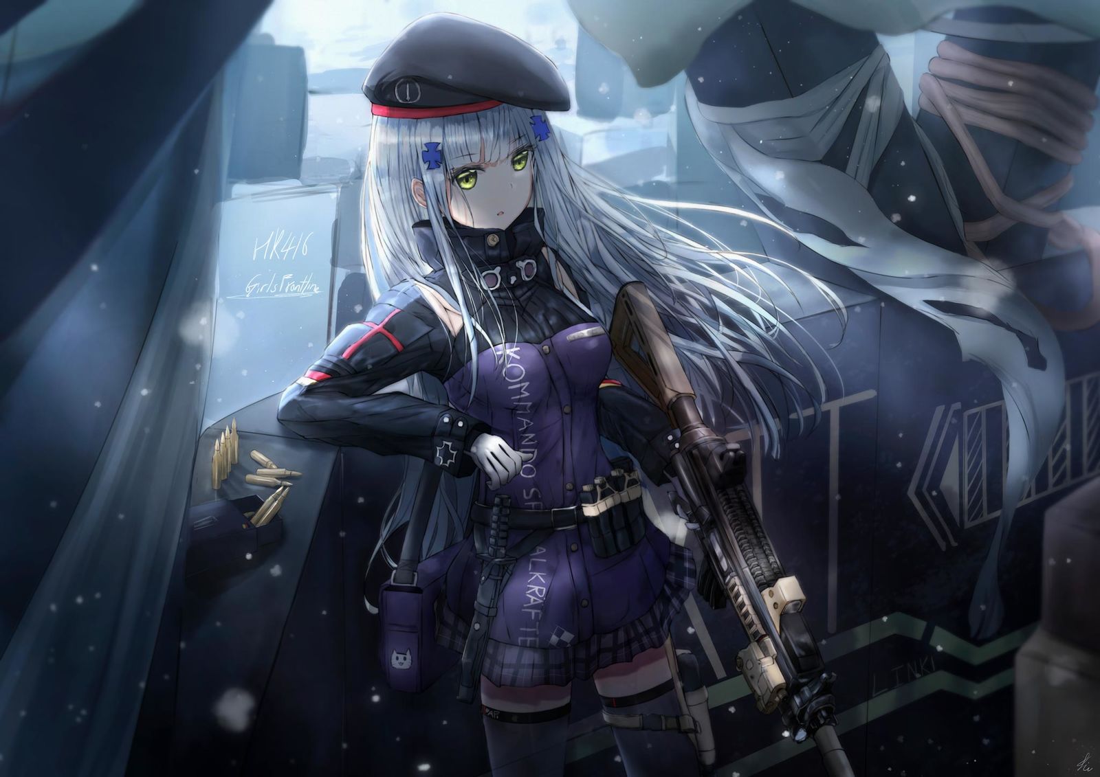 __HK416_|GFL插画图片壁纸