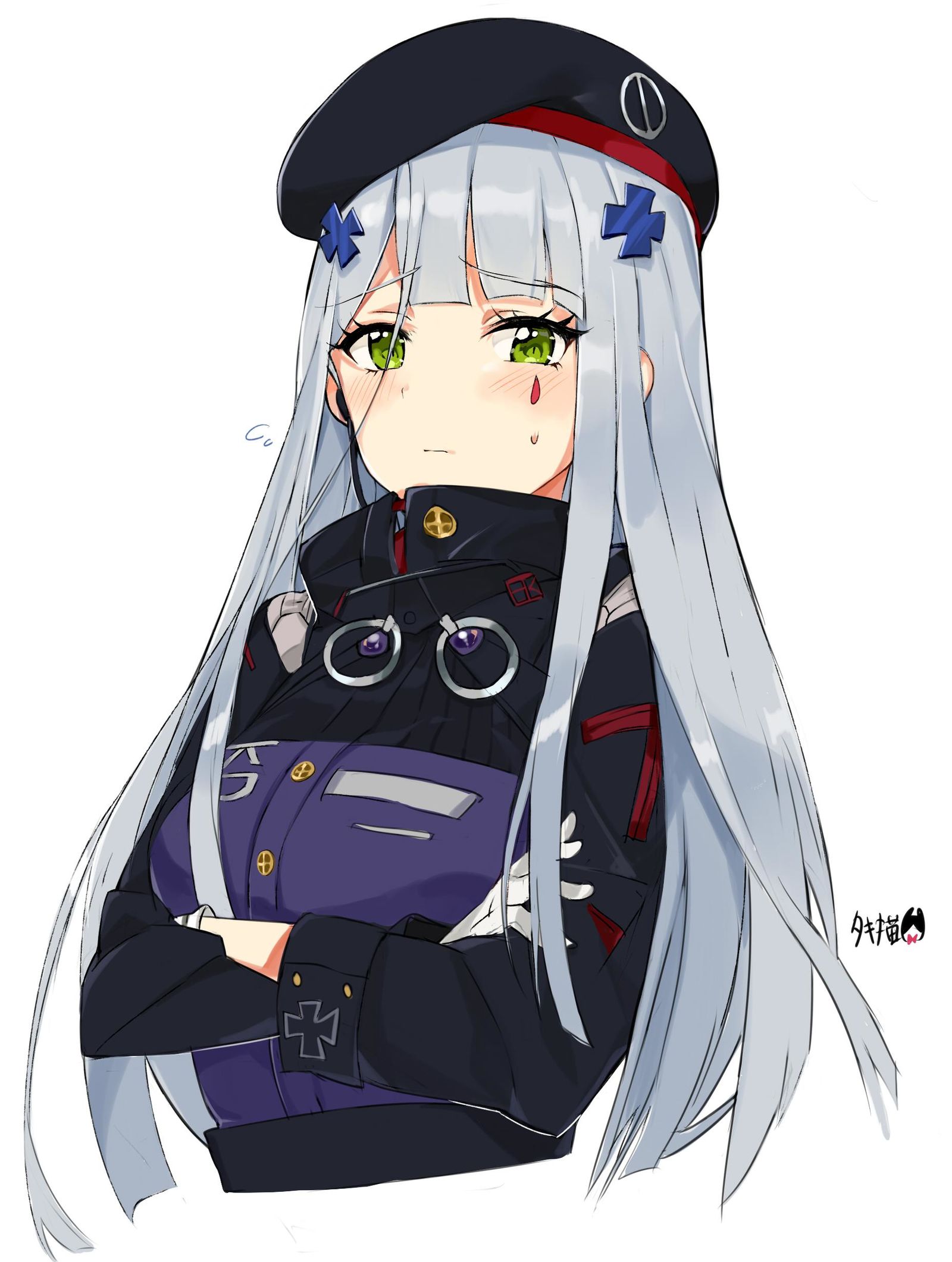 HK416插画图片壁纸
