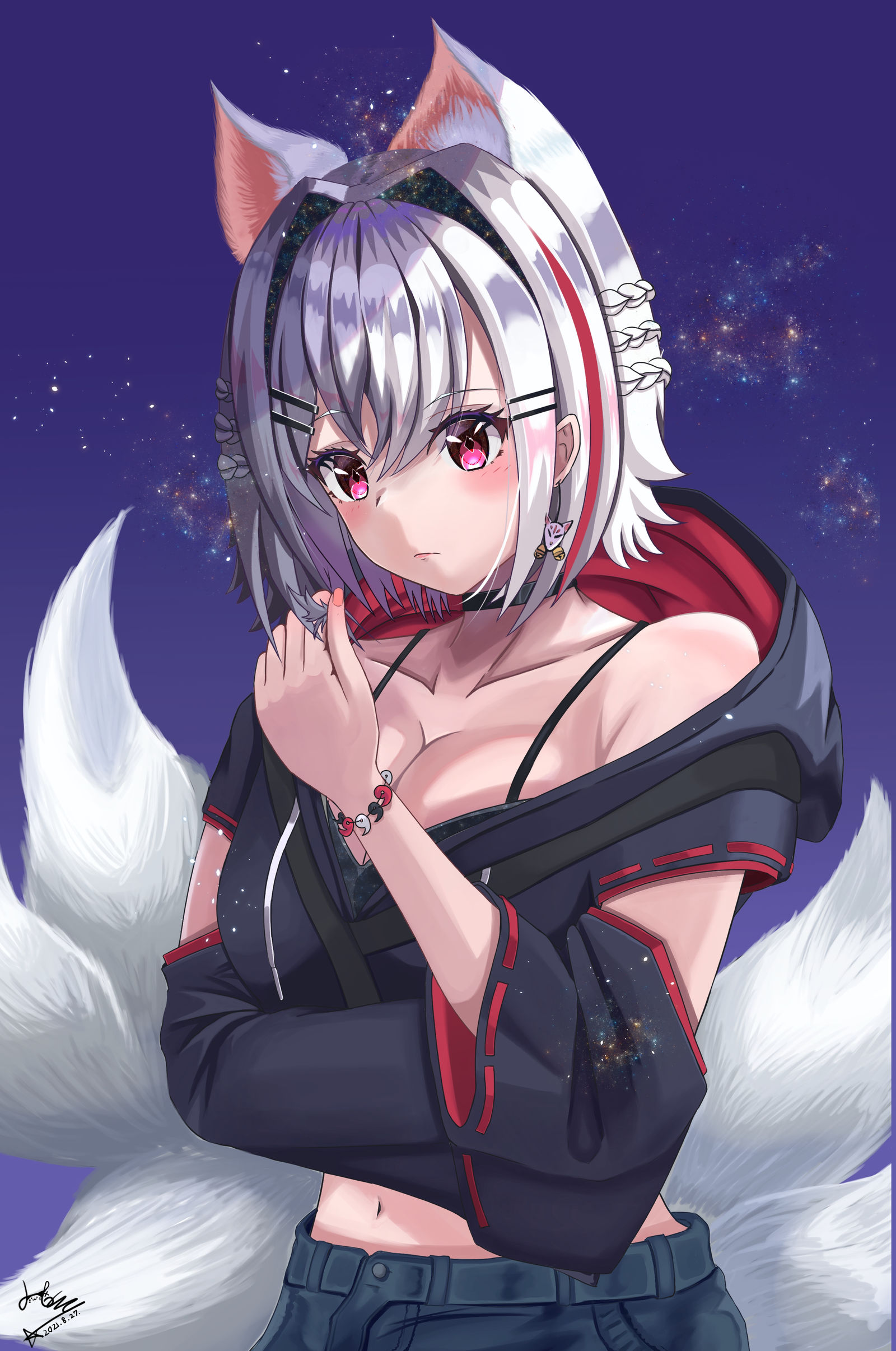 因为是黑色的…插画图片壁纸