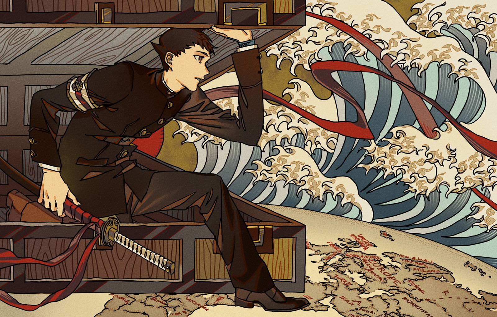 DGS LOG插画图片壁纸