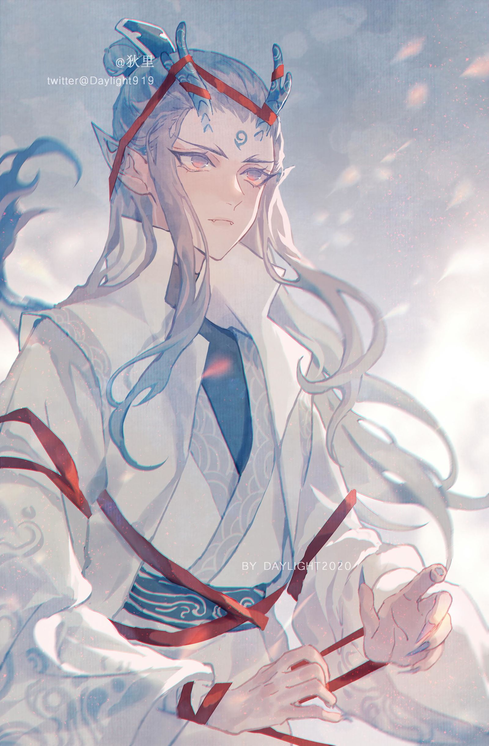 小妖龙插画图片壁纸