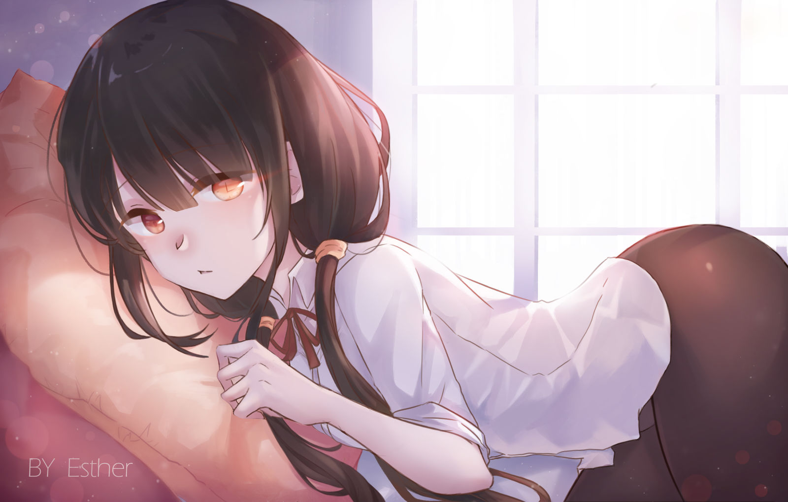 Kurumi 制服插画图片壁纸