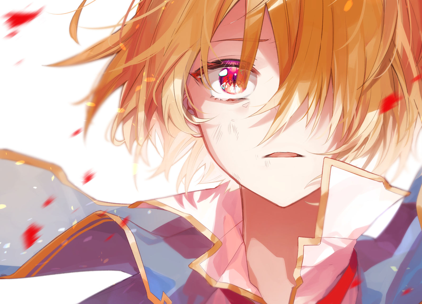 烙印在眼睛上的背影插画图片壁纸