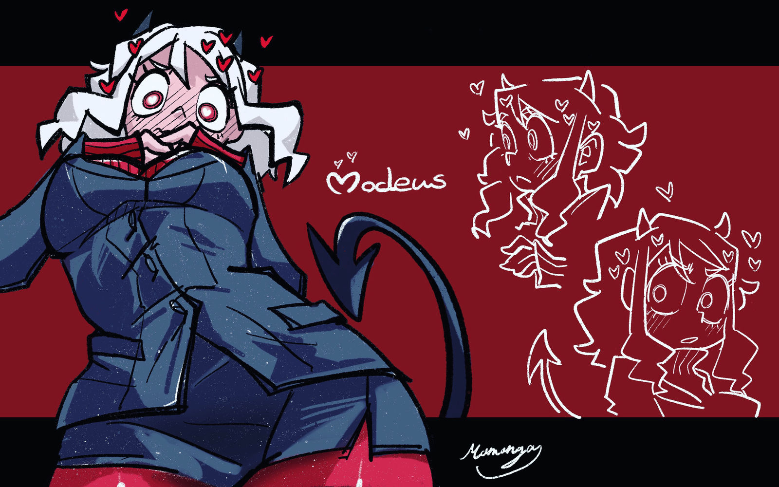 Modeus-恶魔二次创作