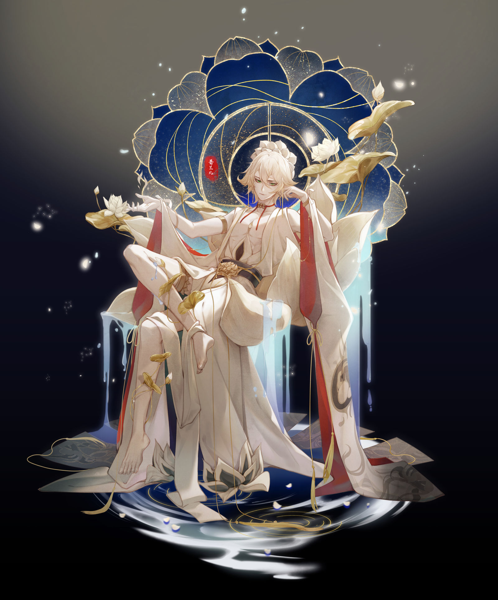 帝释天同人立绘 绘画练习