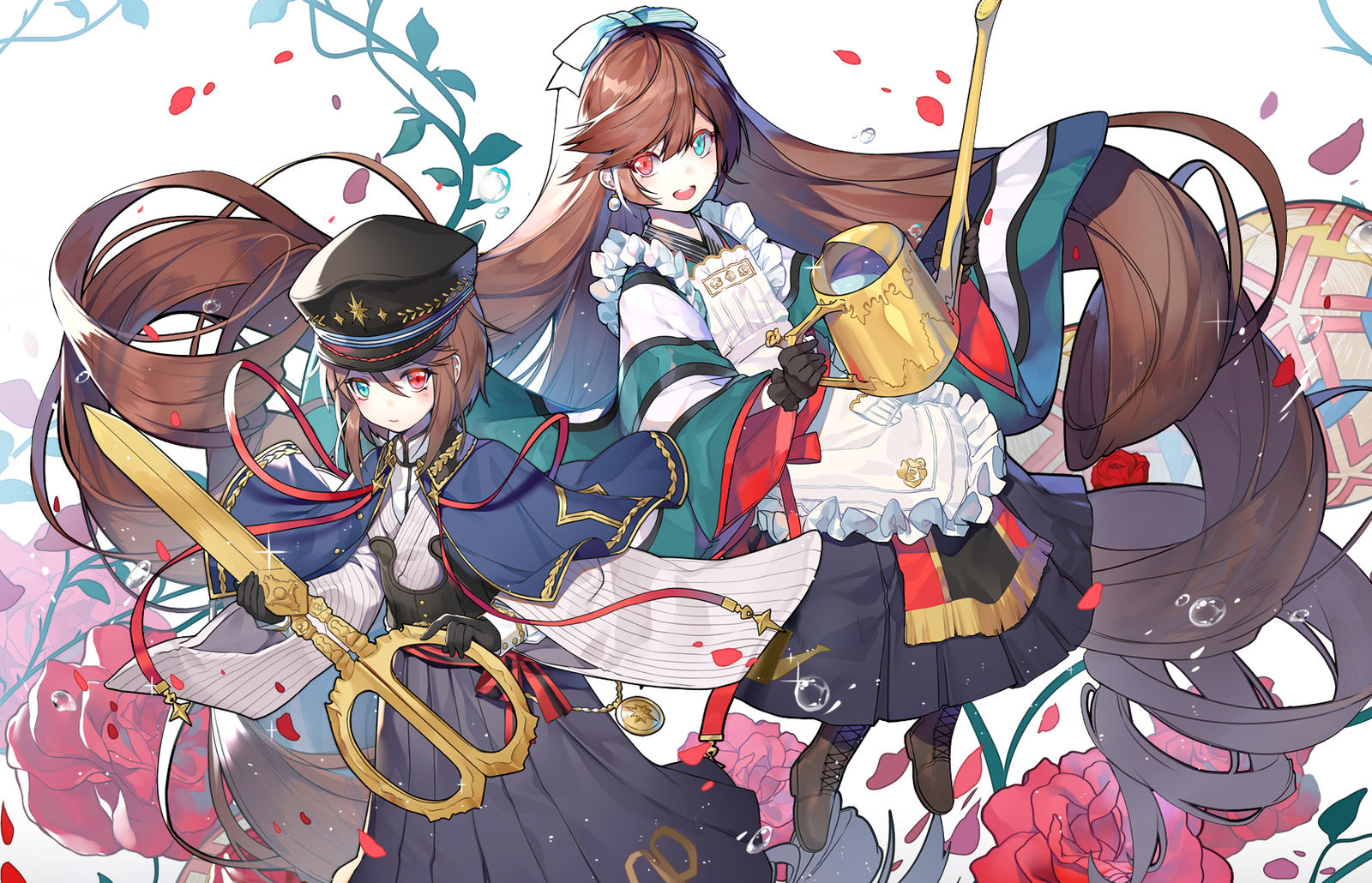 蒼星石翠星石头像同人高清图