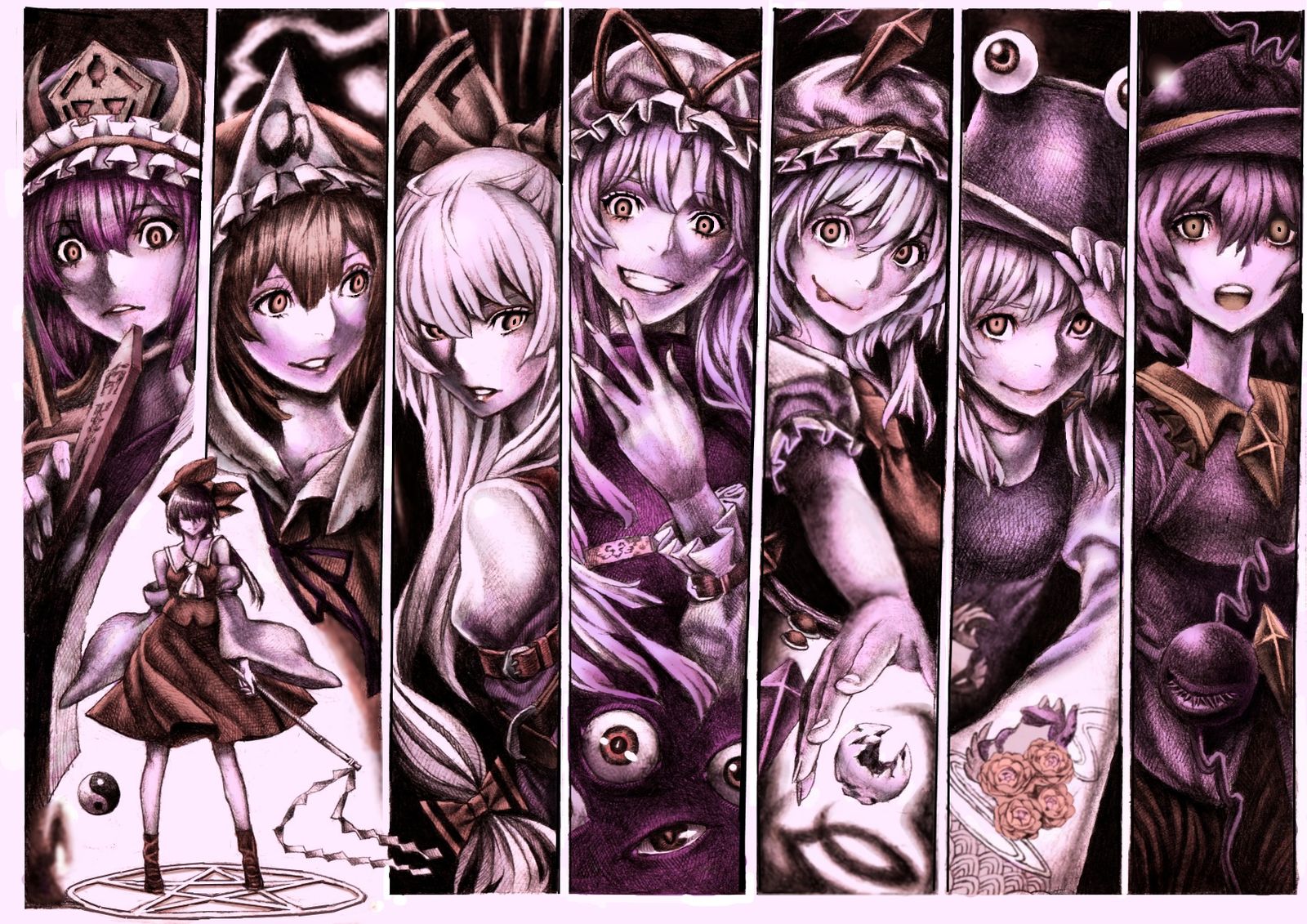 東方幻想ノ宴 【博麗霊夢】头像同人高清图