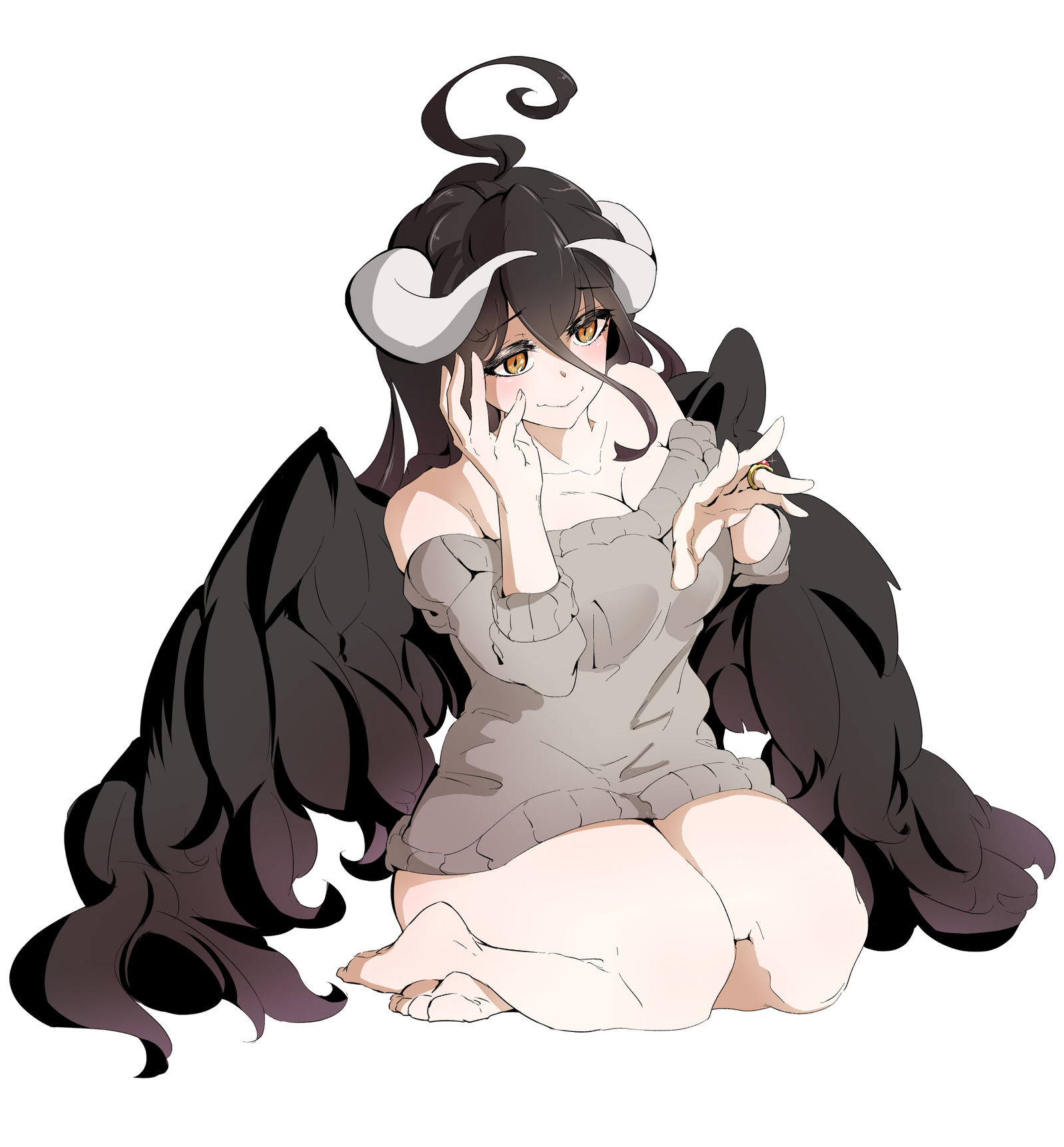 阿尔贝多插画图片壁纸