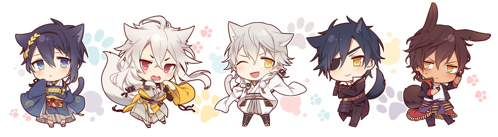 刀剑喵舞！头像同人高清图