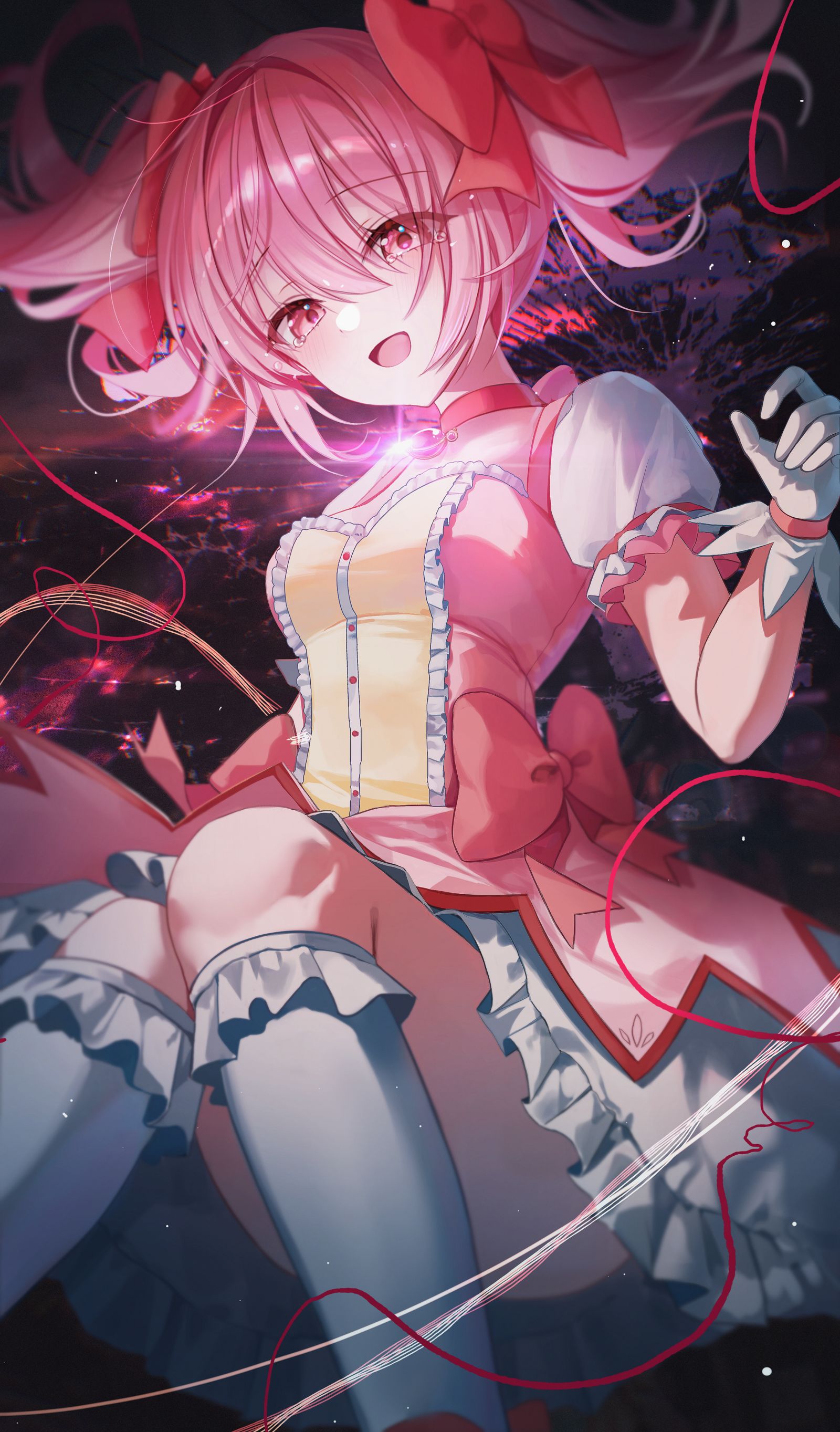 鹿目圆化插画图片壁纸