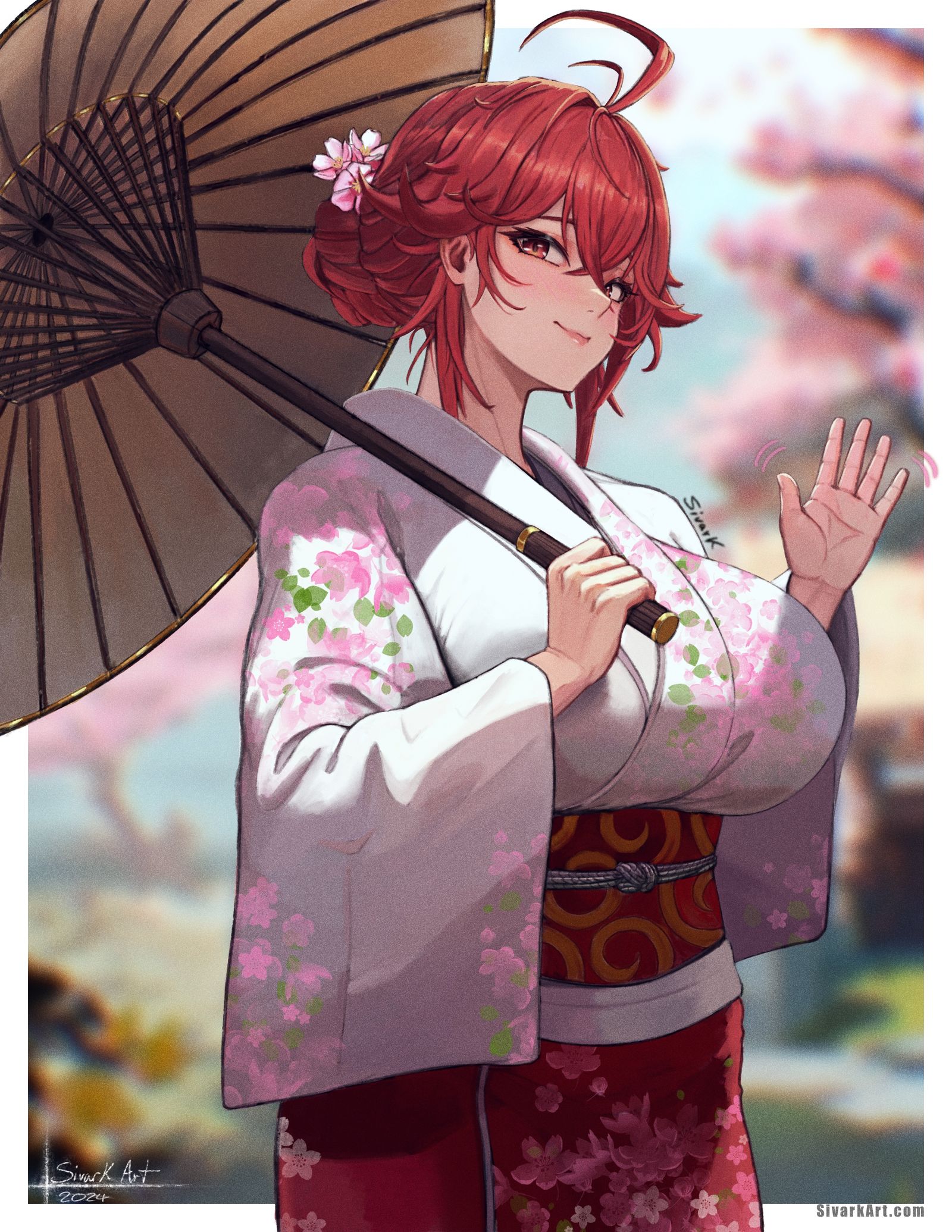 Nihilister - Sakura Flame插画图片壁纸