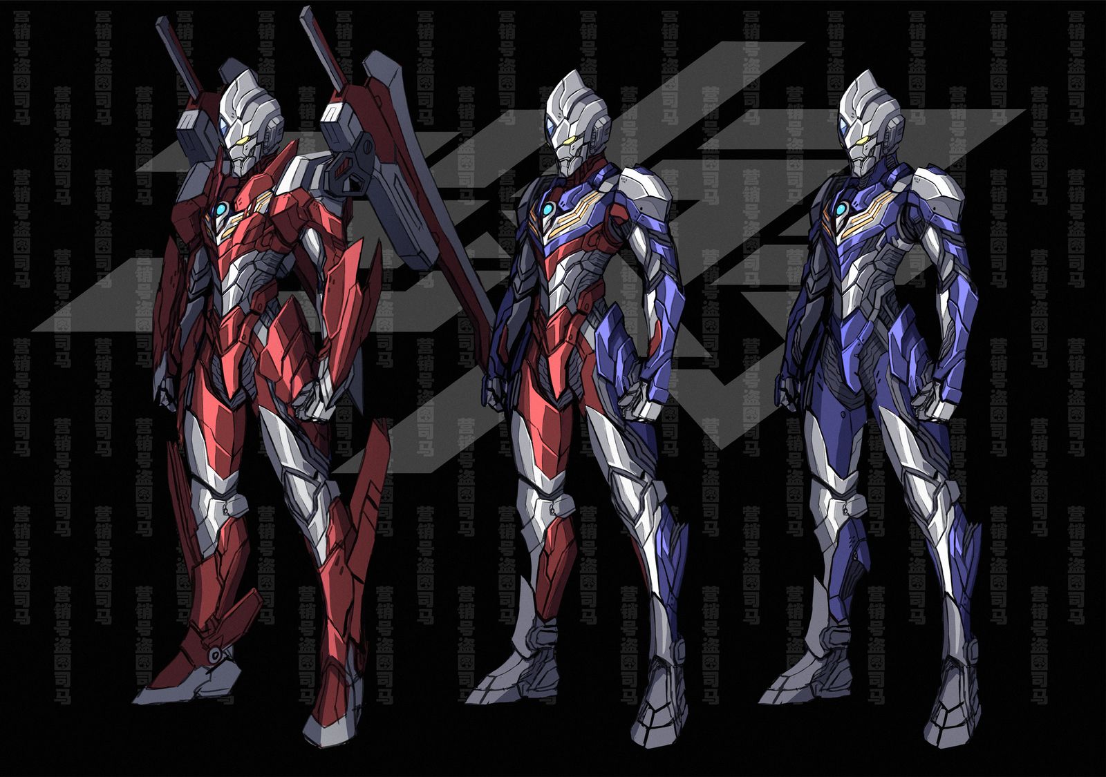 Ultraman Tiga头像同人高清图