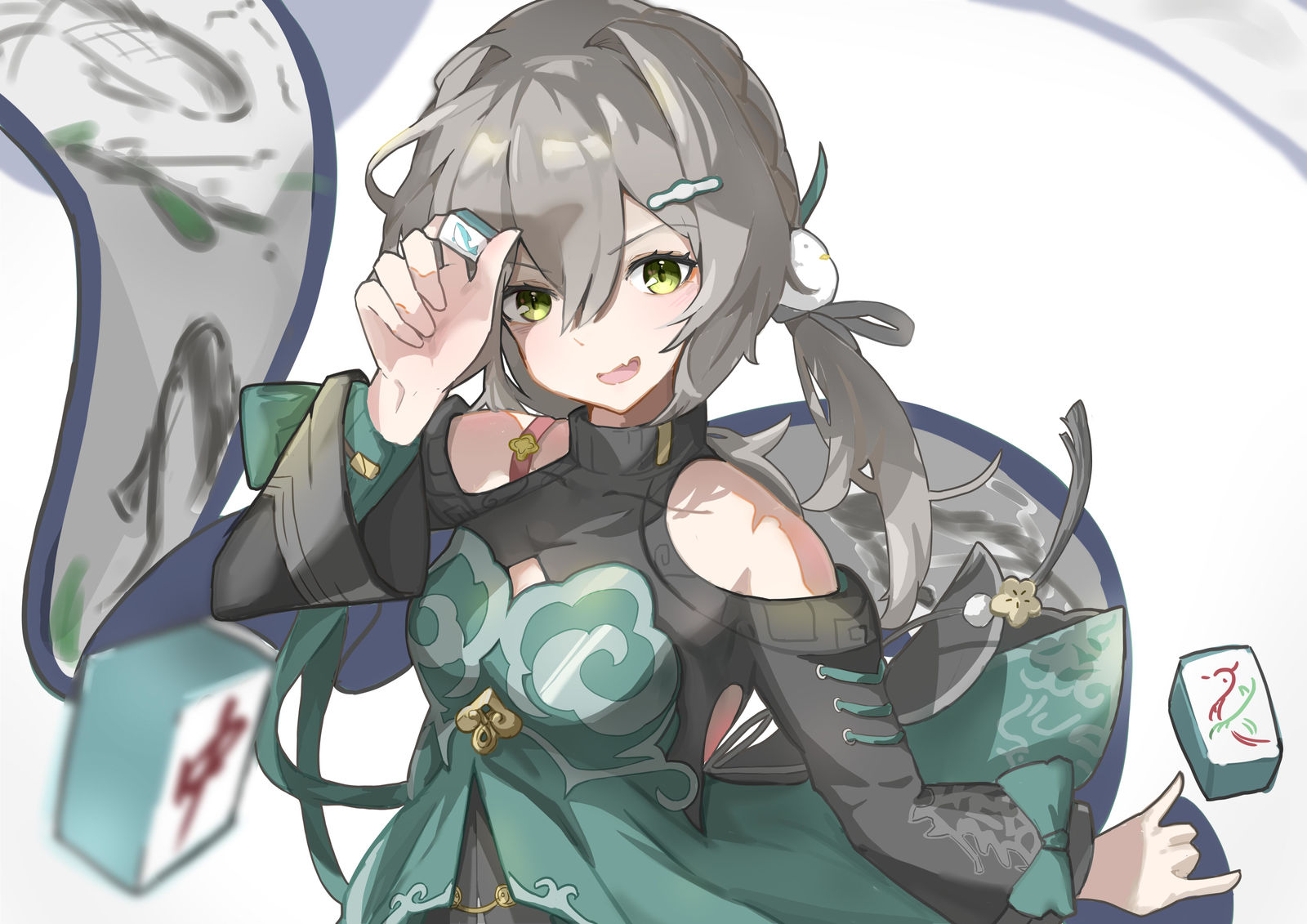 青雀插画图片壁纸
