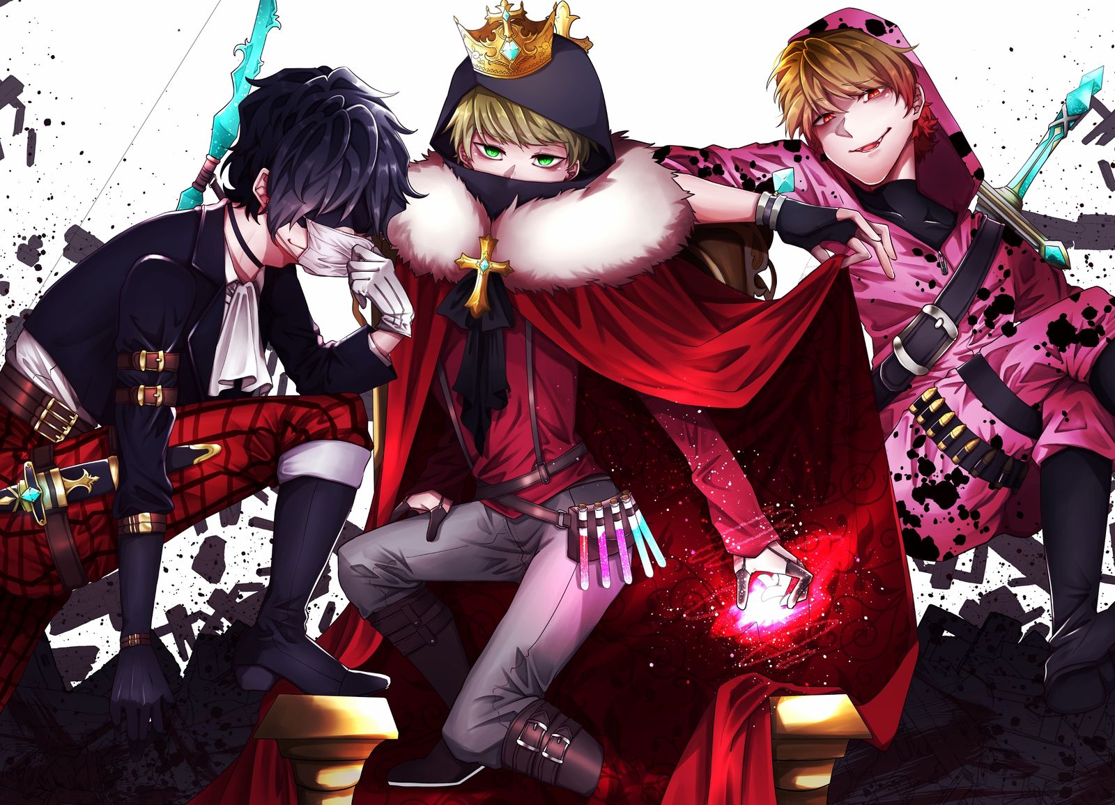 武装羊栖菜插画图片壁纸