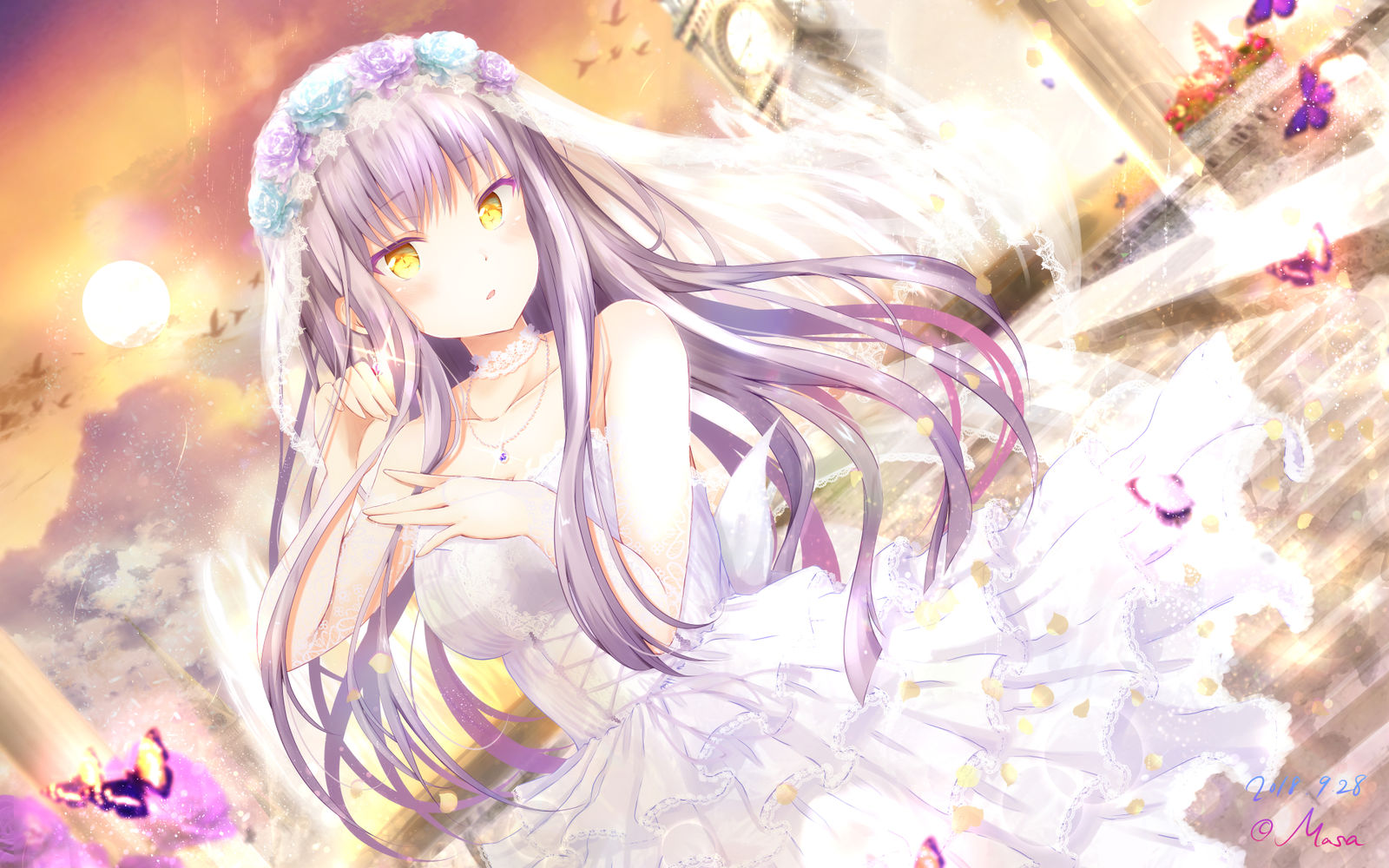 湊友希那（壁紙）插画图片壁纸