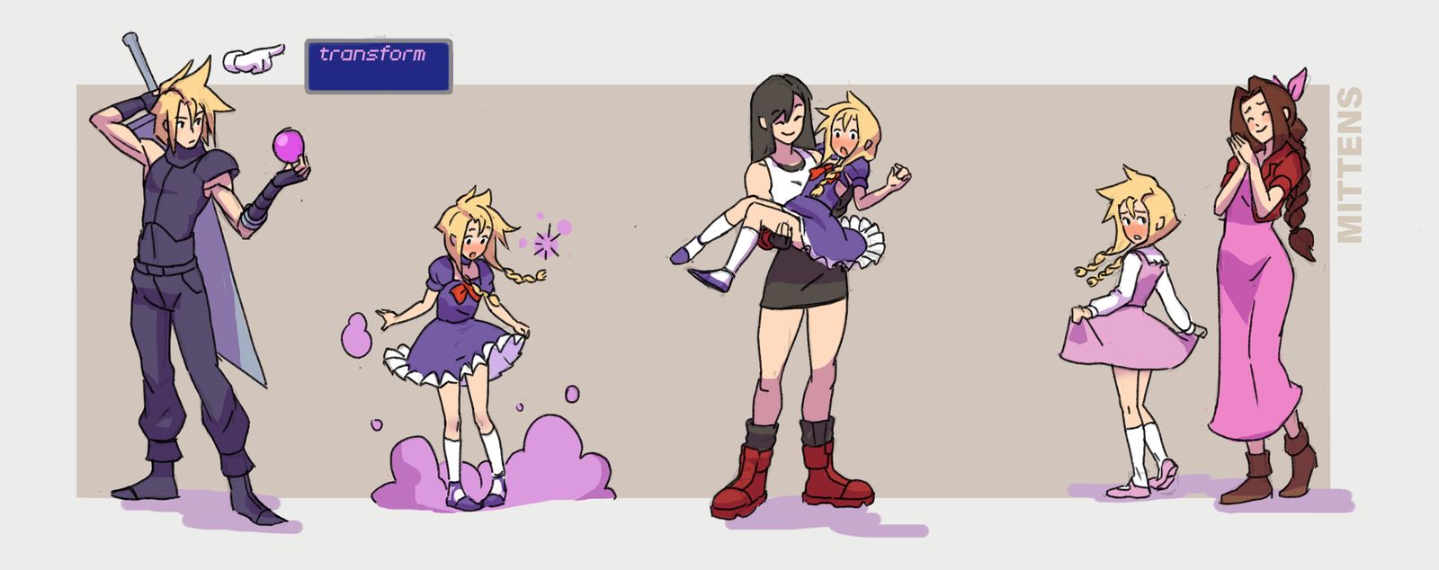 Transformation Materia TGAR插画图片壁纸