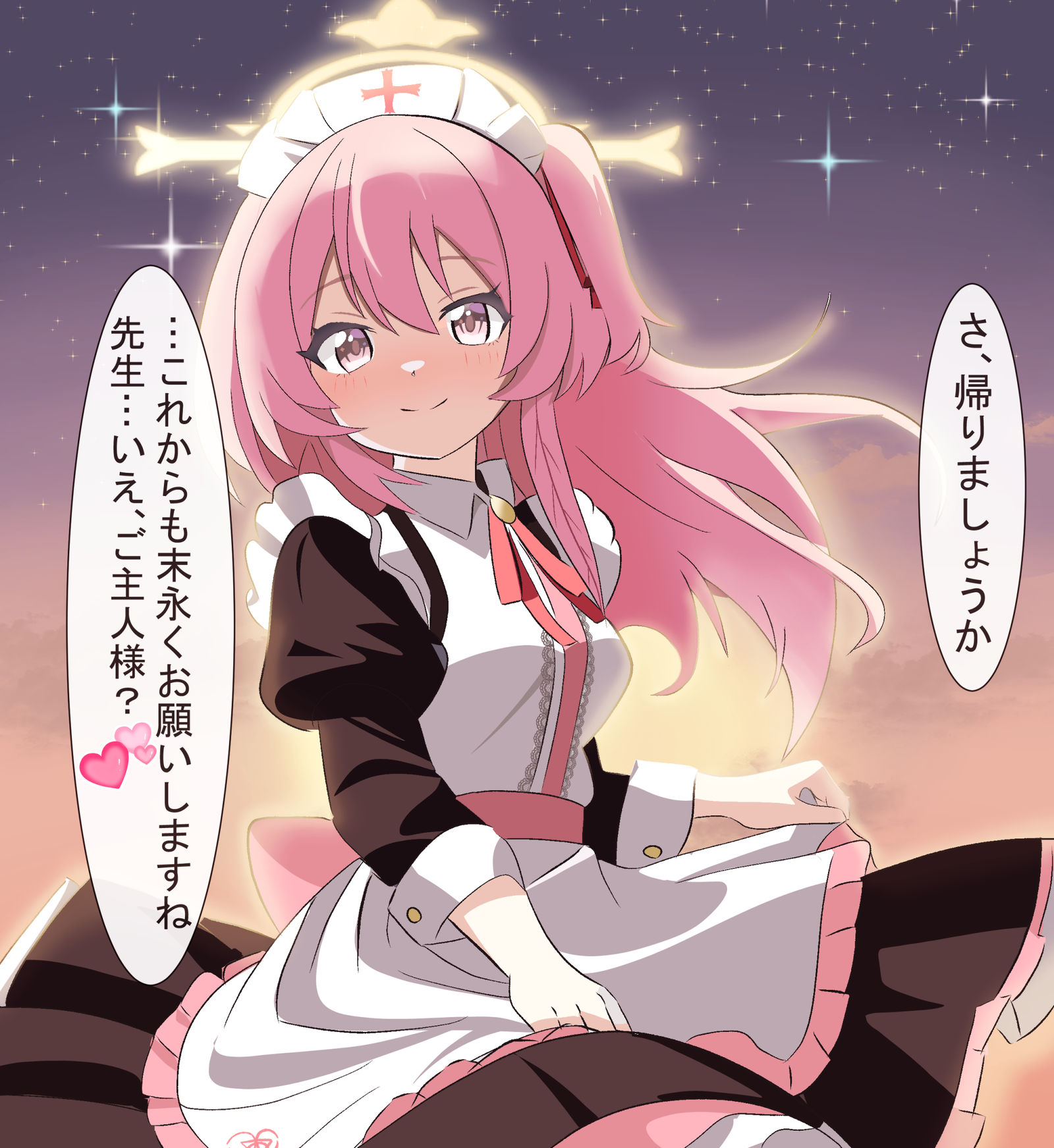 长而女仆的塞丽娜插画图片壁纸