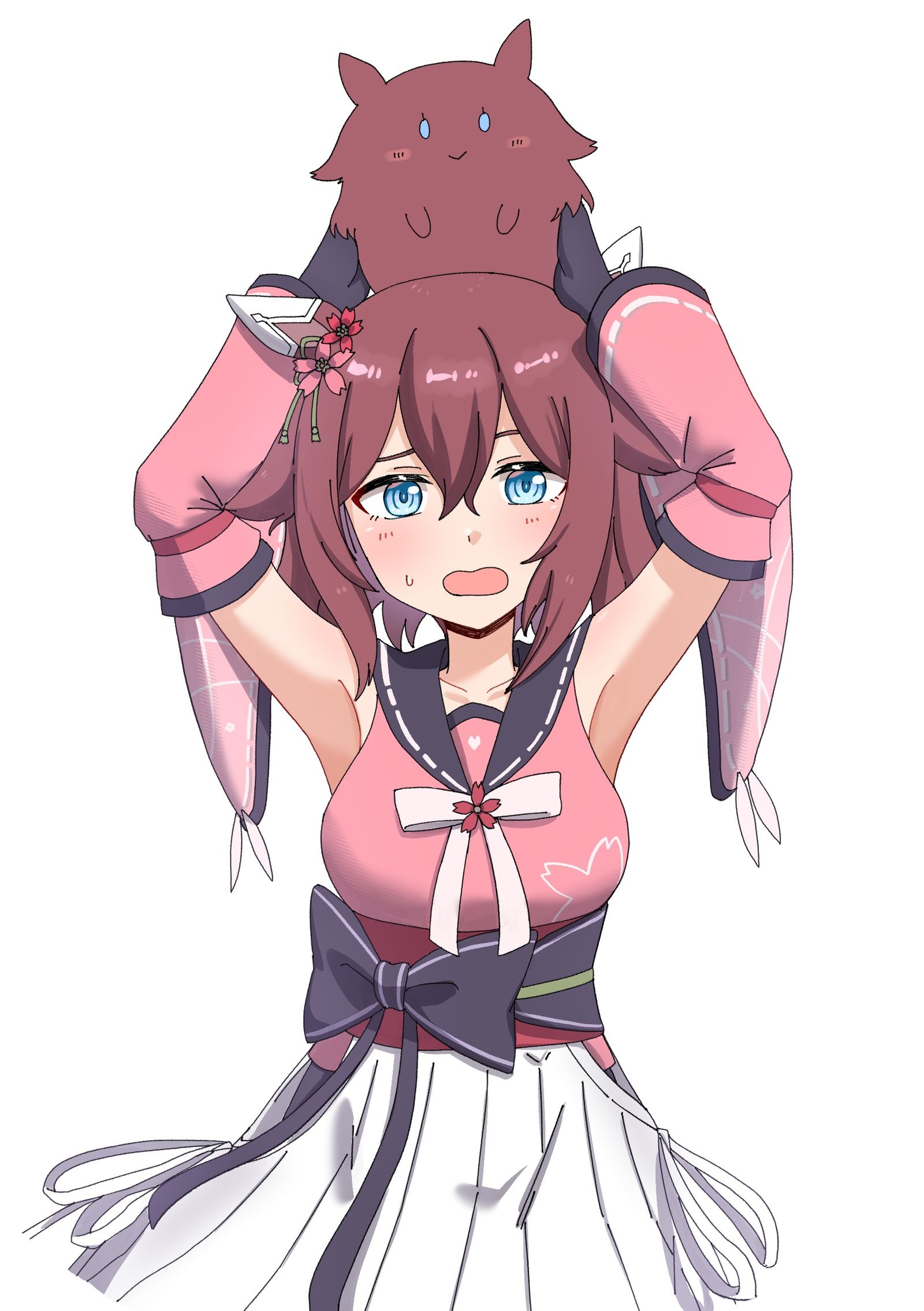 干痰和小鸡插画图片壁纸