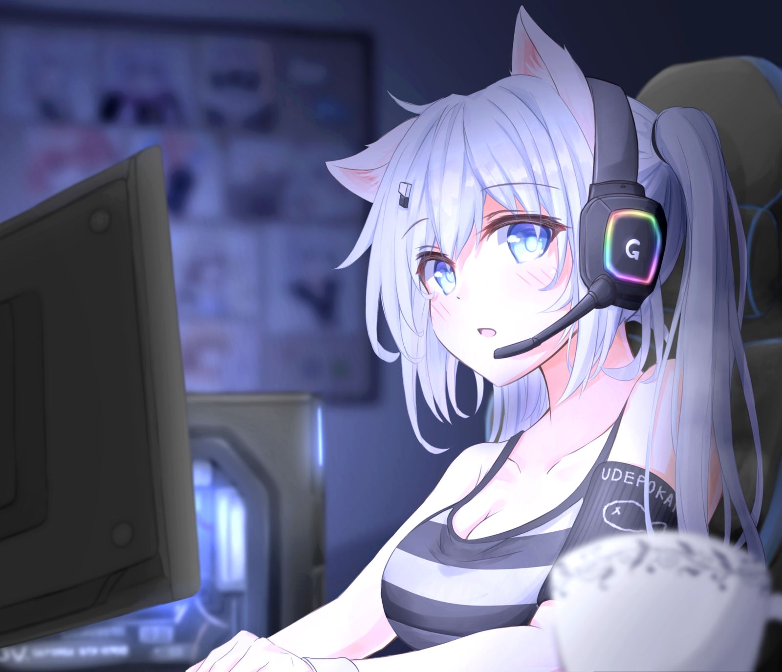 Gaming Neko-我的孩子猫耳