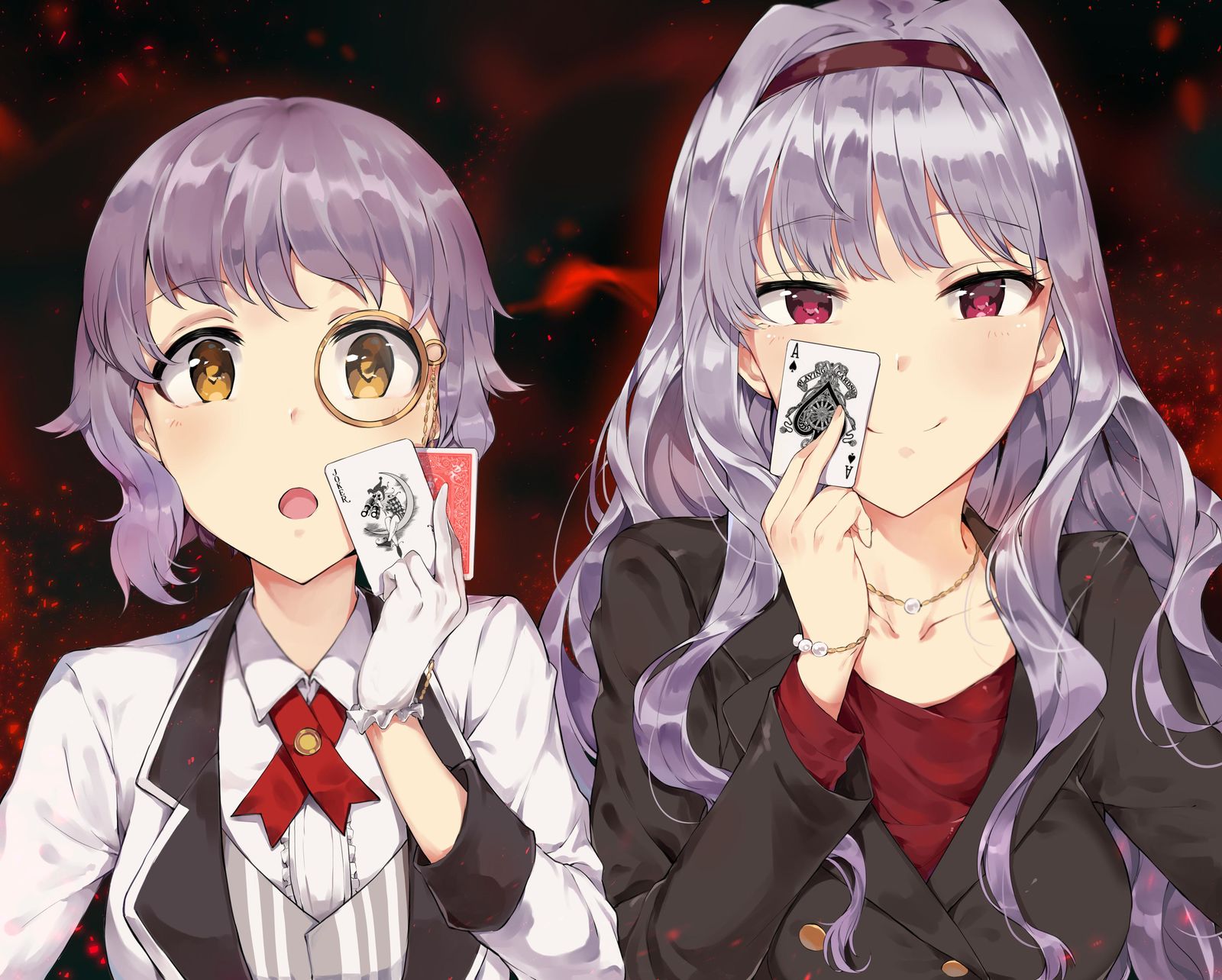 POKERFACE插画图片壁纸