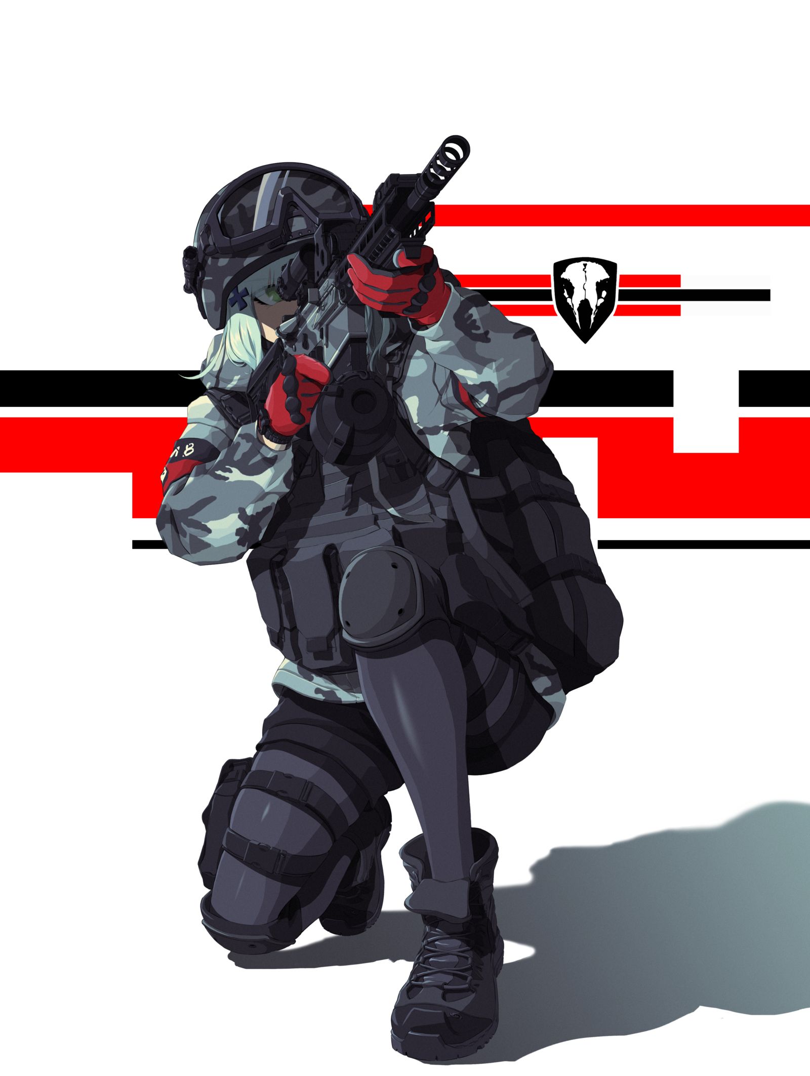 HK416 lastman battalion插画图片壁纸