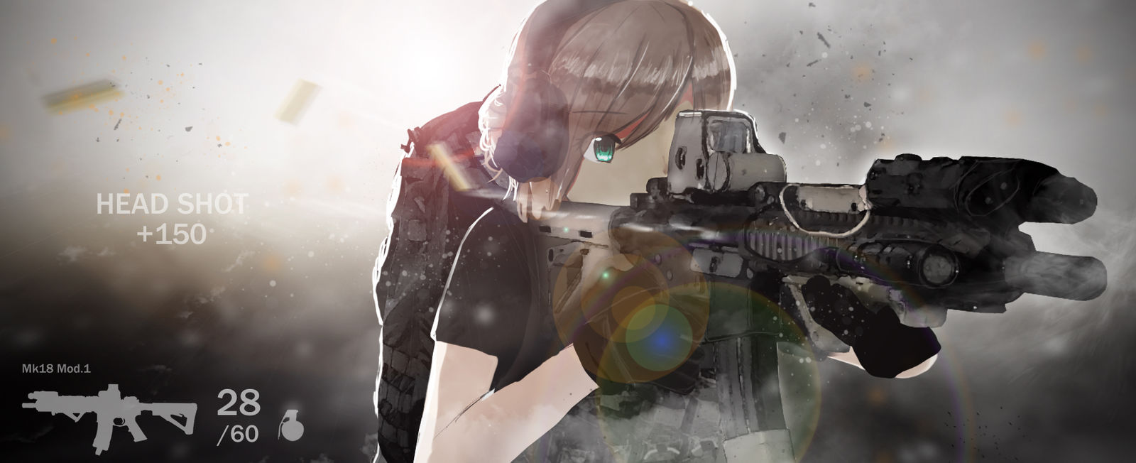 Mk18 mod1头像同人高清图
