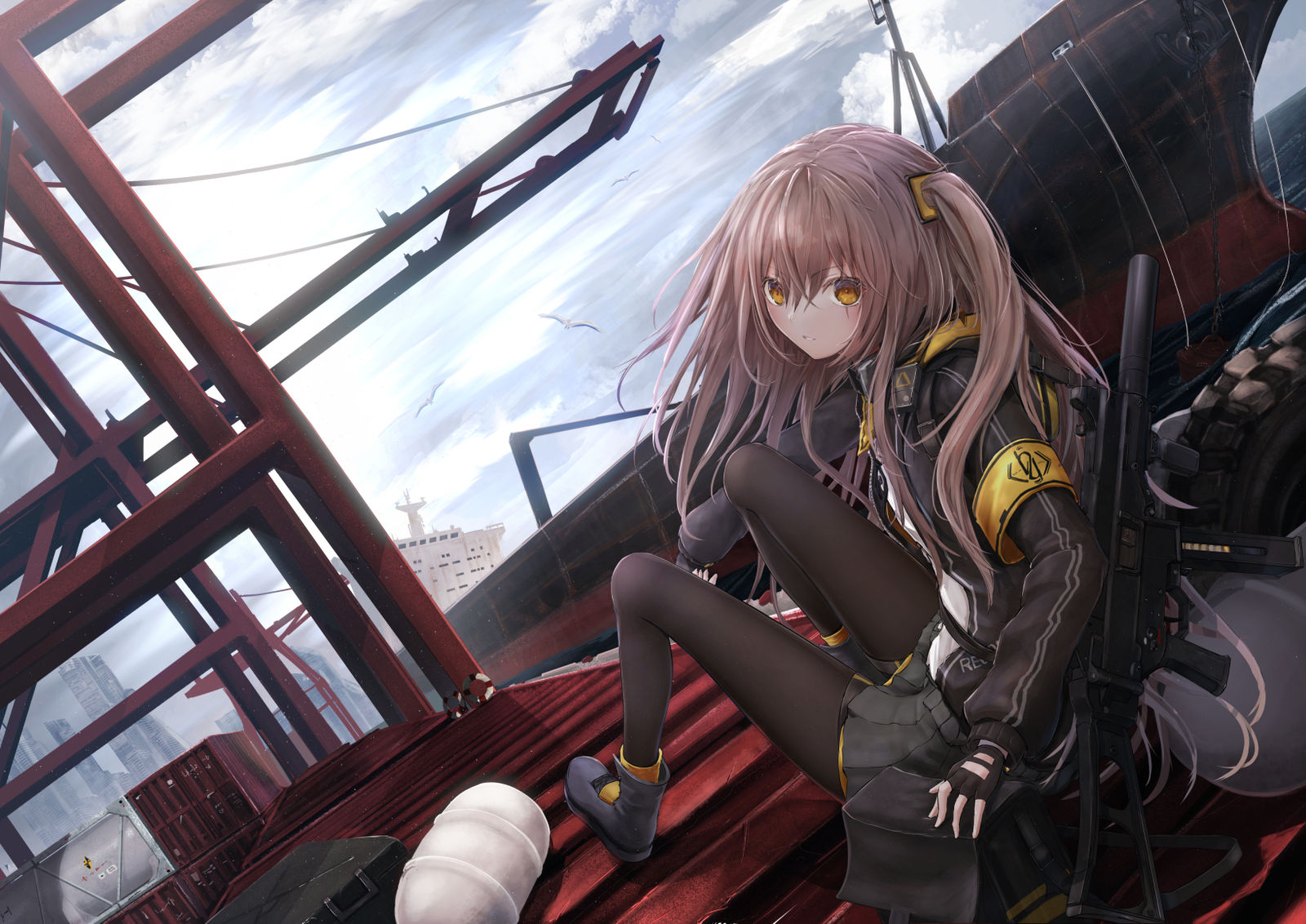 UMP45插画图片壁纸