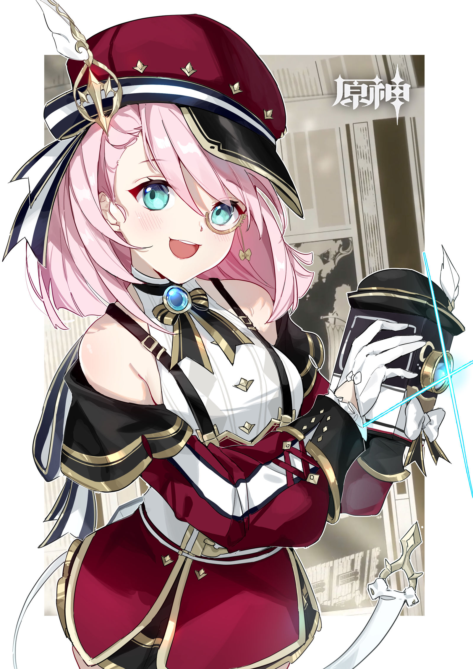 原神-夏洛蒂-日系插画