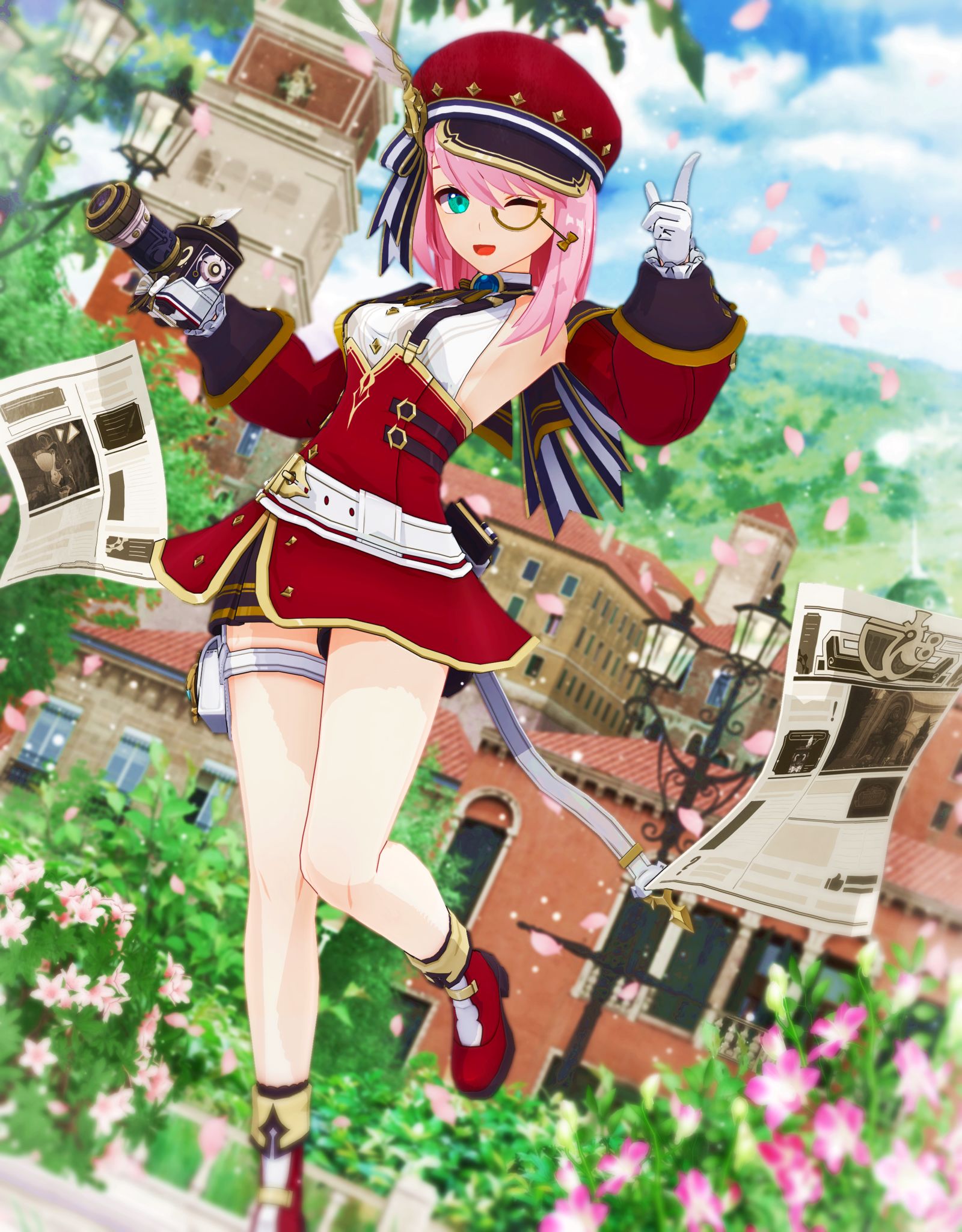 【原神MMD】夏洛特先生插画图片壁纸