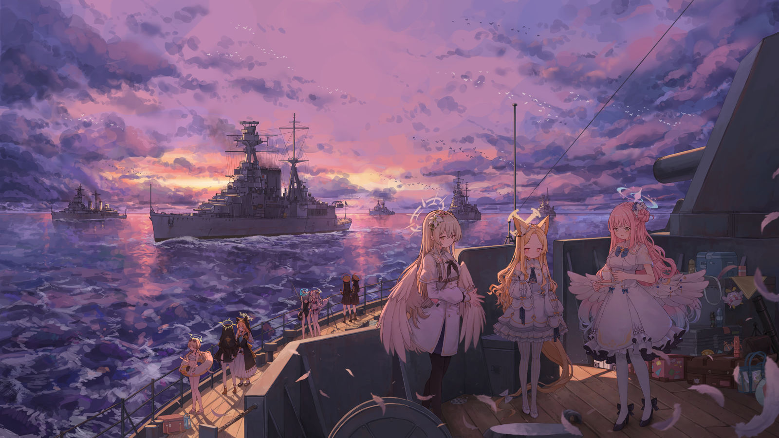 帰港插画图片壁纸