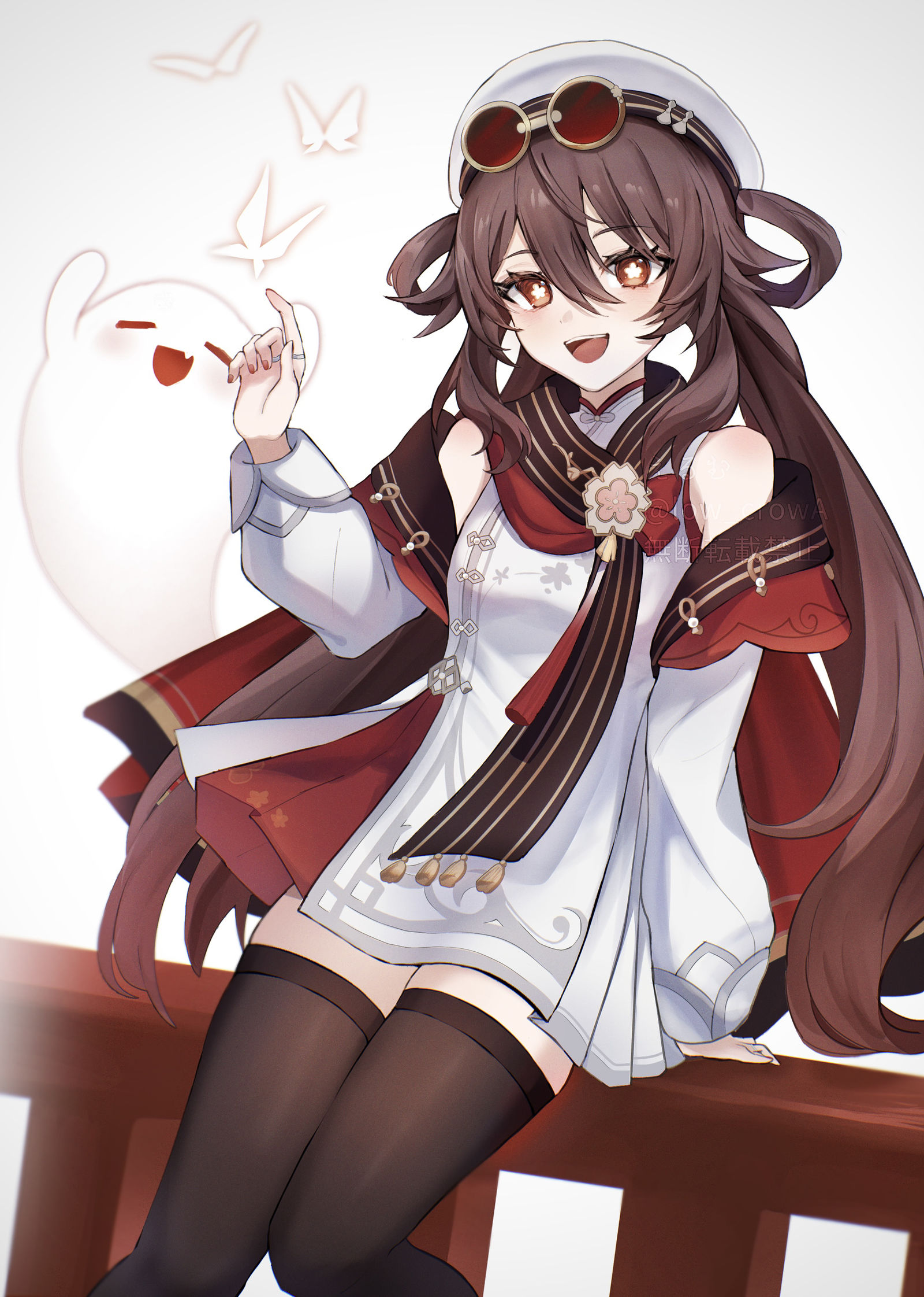 胡桃！插画图片壁纸